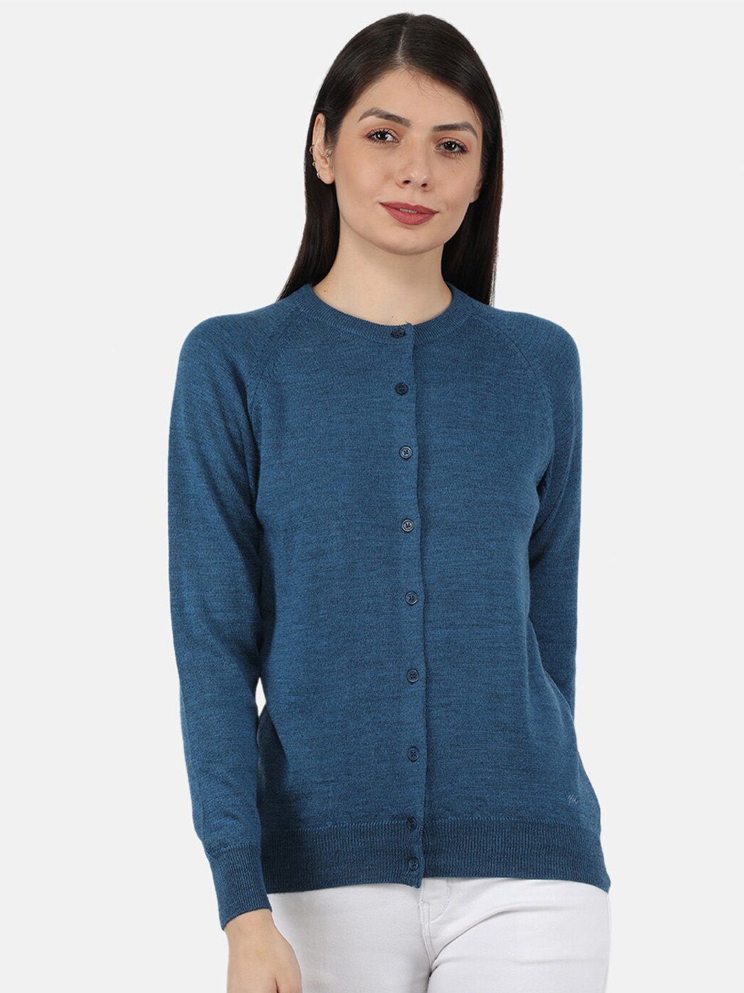 

Monte Carlo Women Blue Cardigan