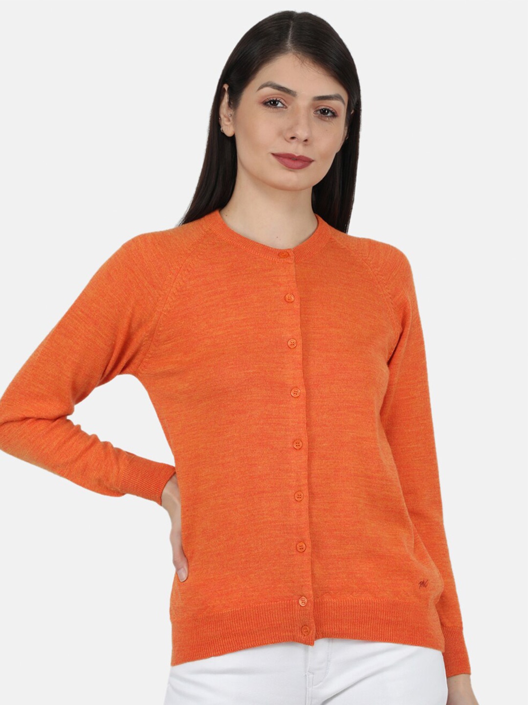 

Monte Carlo Women Orange Cardigan