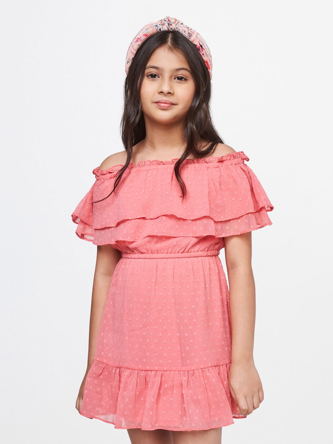 AND Coral A-Line Dress