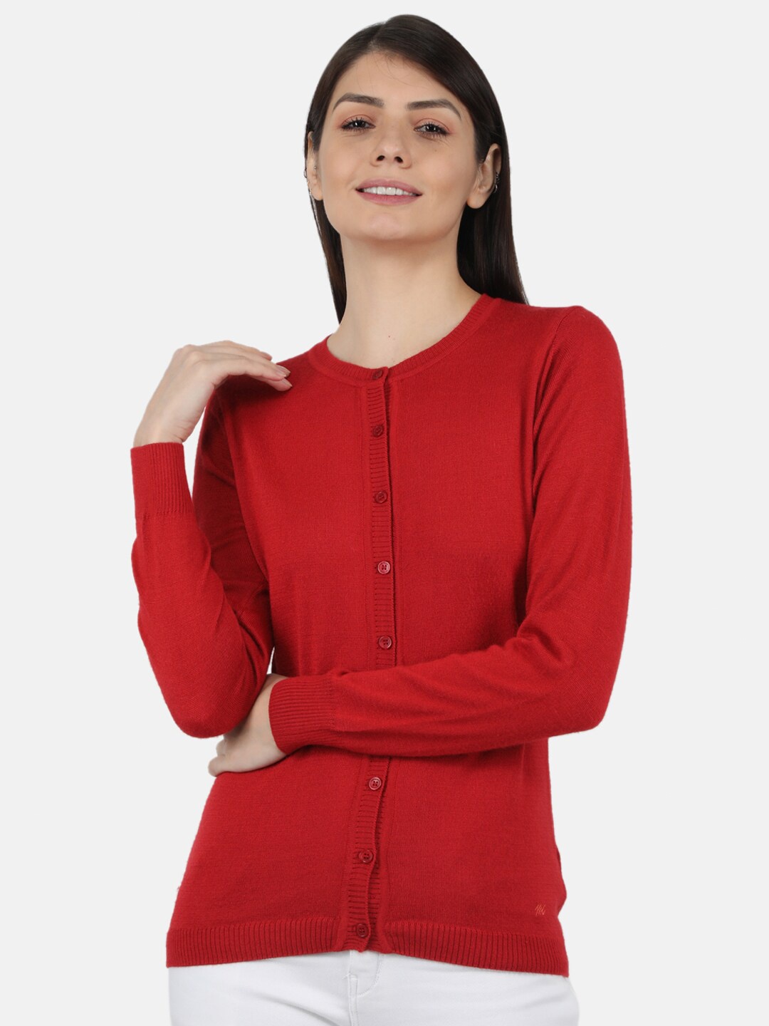 

Monte Carlo Women Red Cardigan