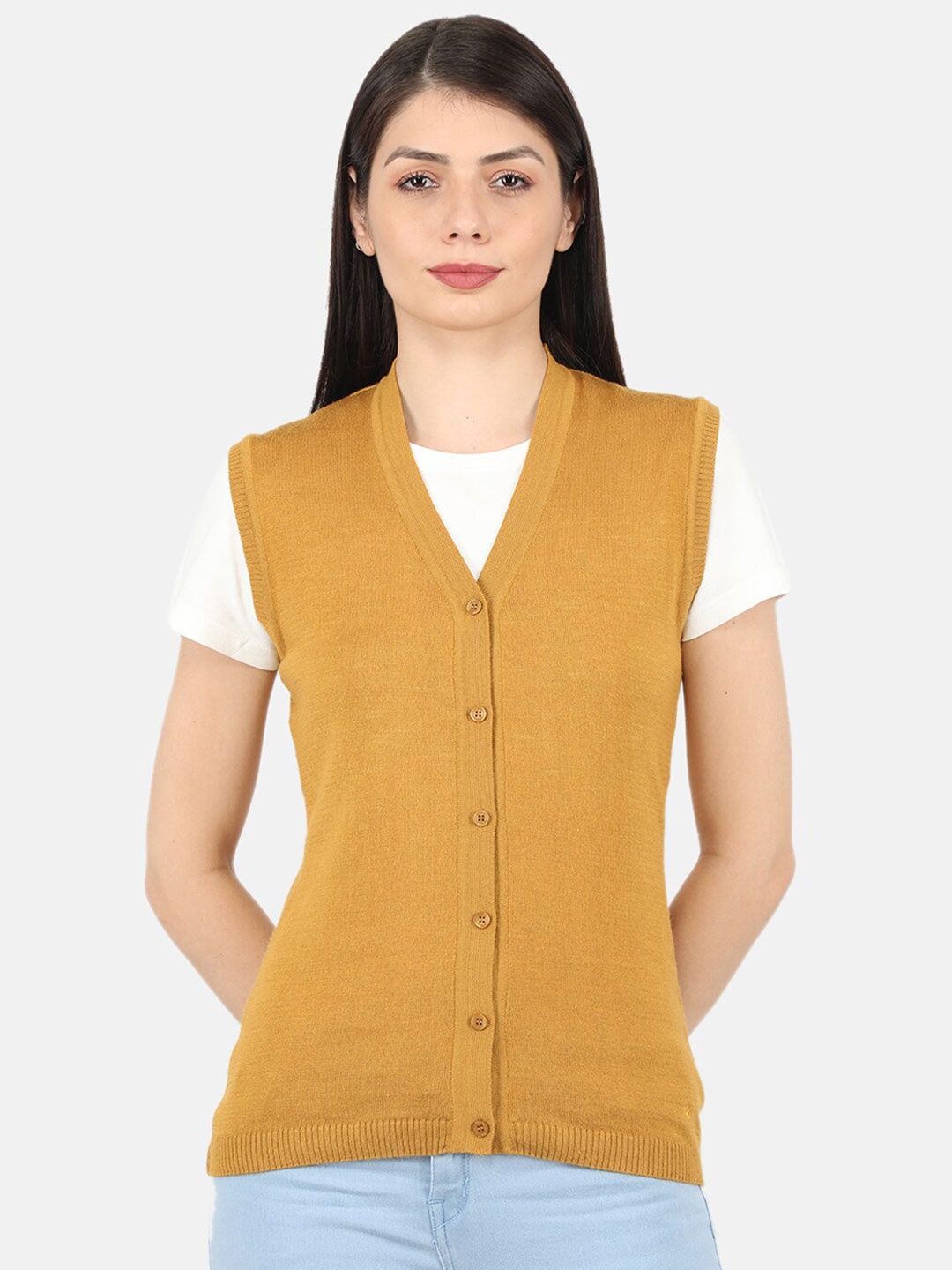 

Monte Carlo Women Yellow Cardigan
