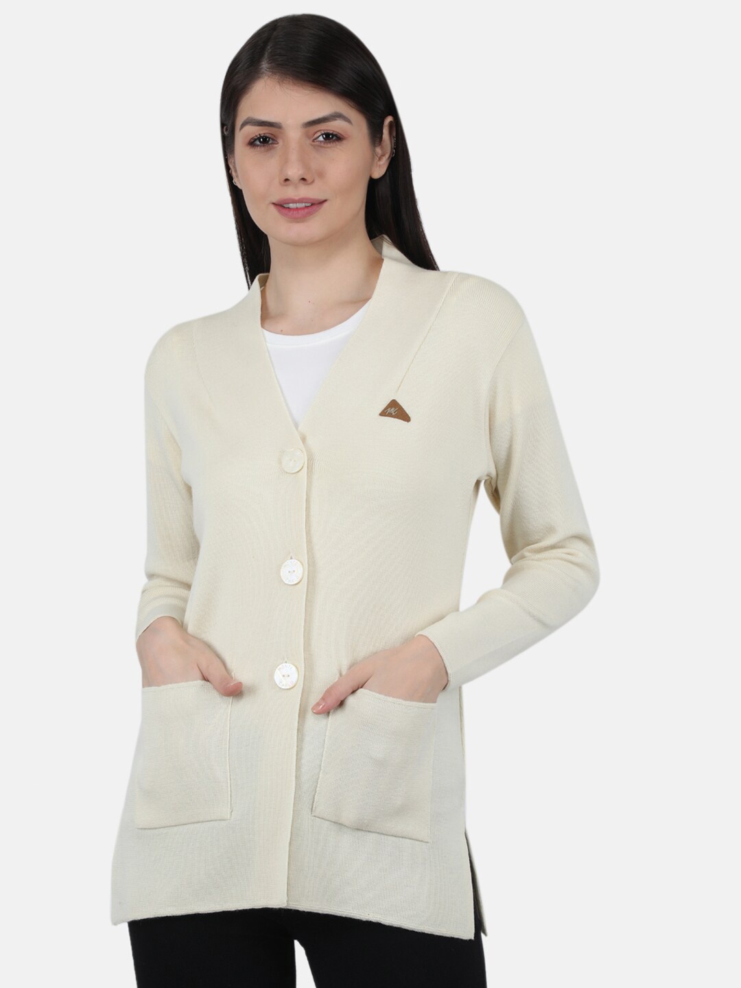 

Monte Carlo Women Off White Cardigan