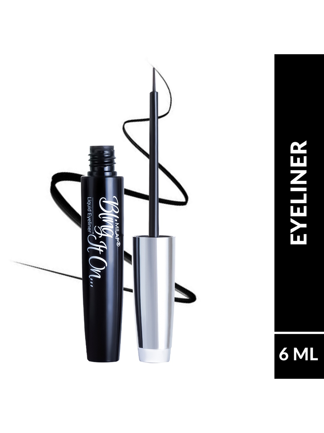 

MILAP Bling It On Matte Eye liner Black - 6 ml