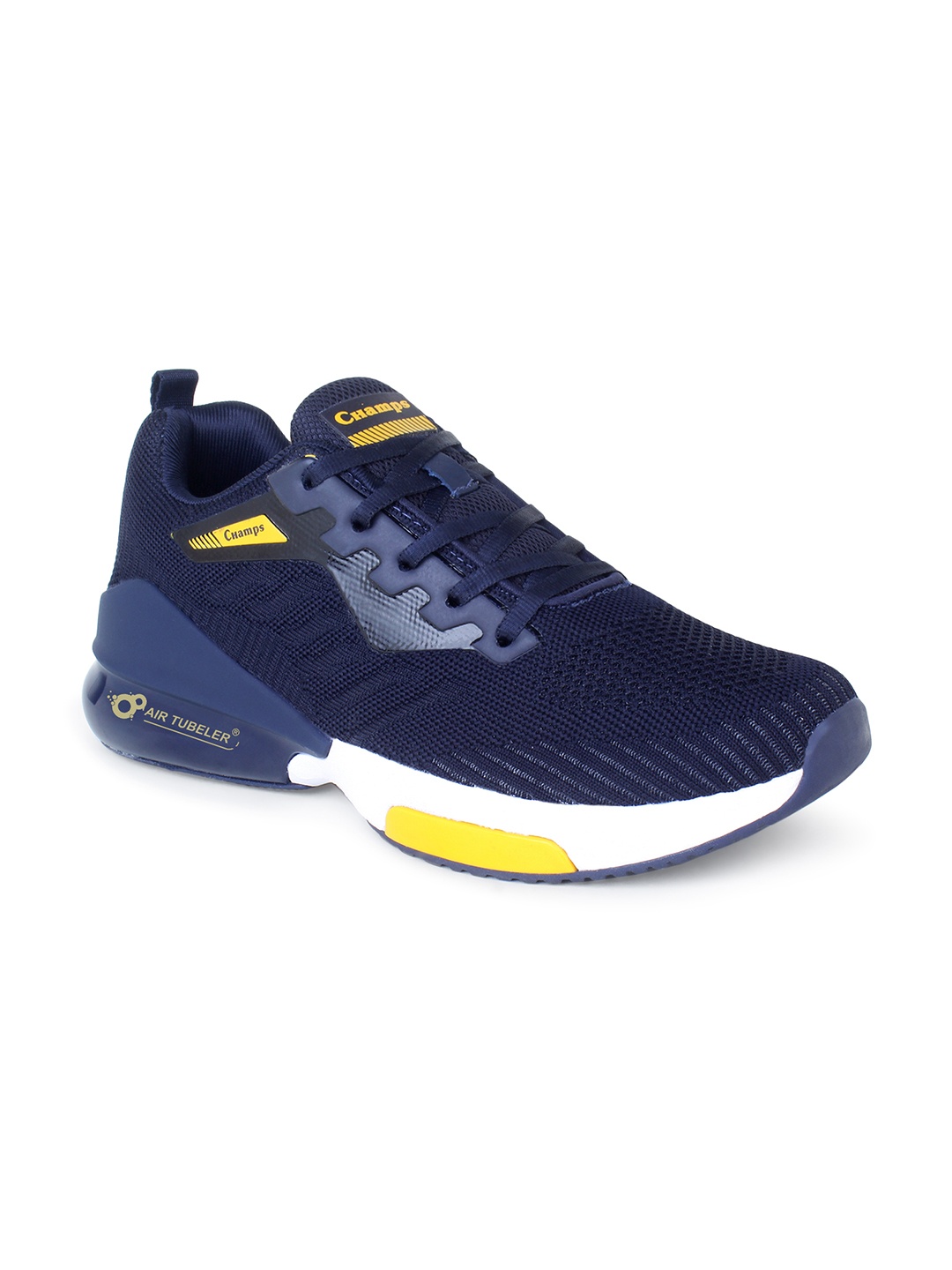 

Champs Men Navy Blue Mesh Running Non-Marking Shoes