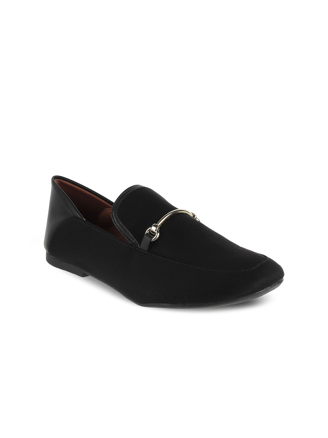 

LEMON & PEPPER Women Black Flats