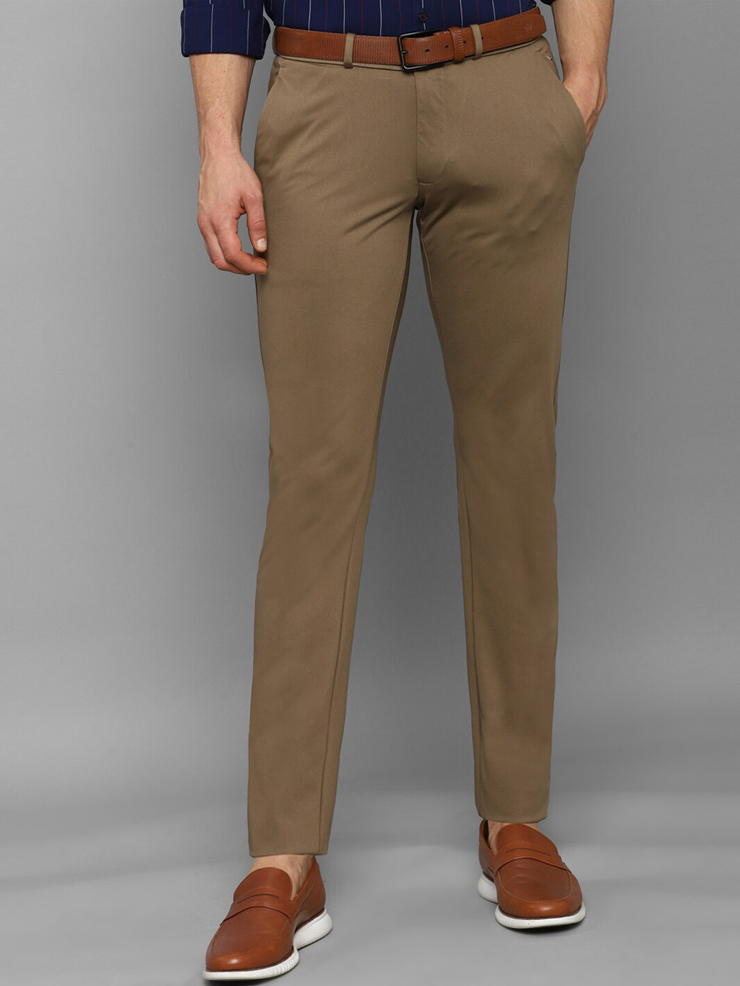 

Allen Solly Men Brown Slim Fit Casual Trouser