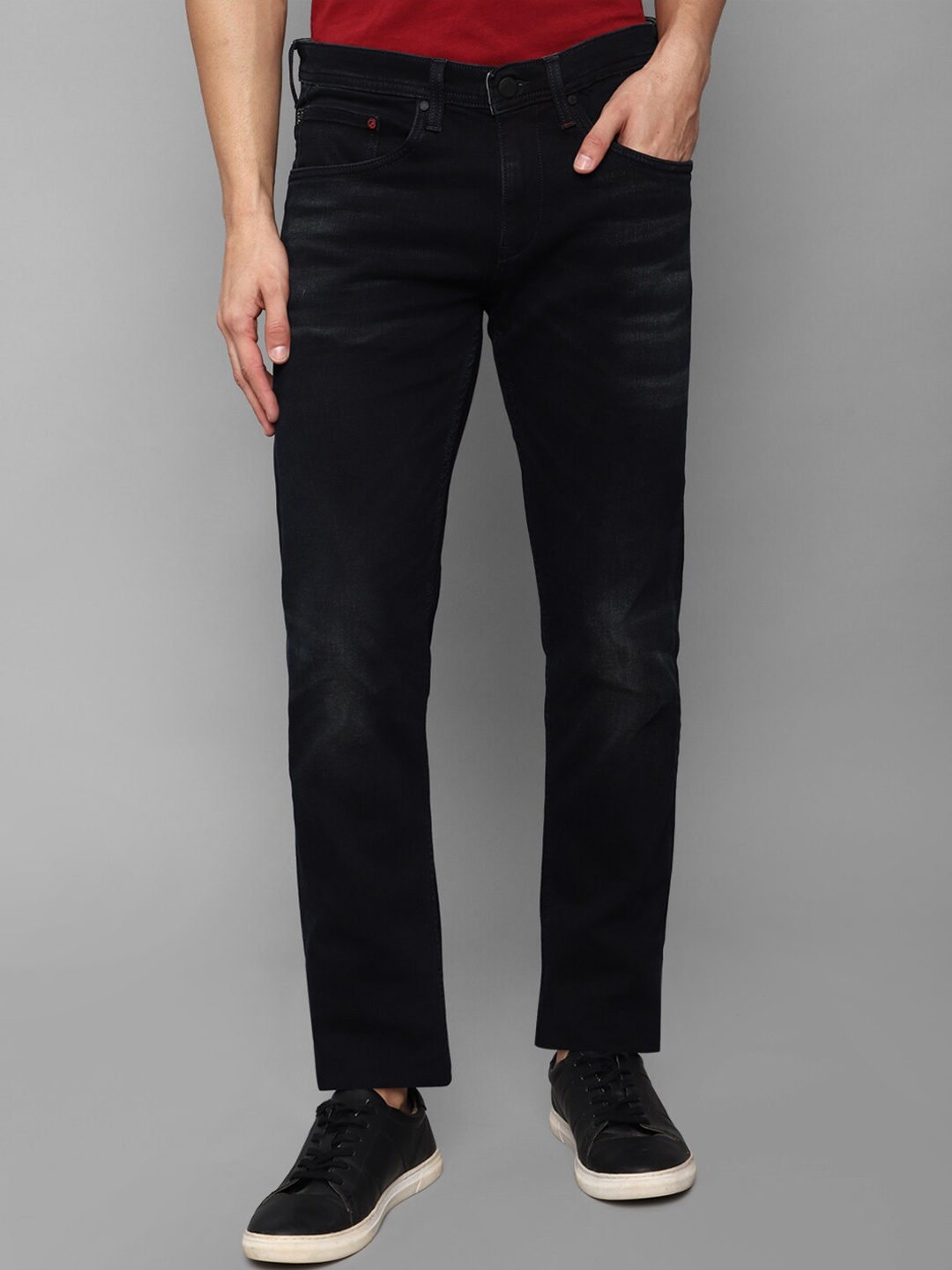 

Allen Solly Sport Men Black Slim Fit Mid rise Jeans