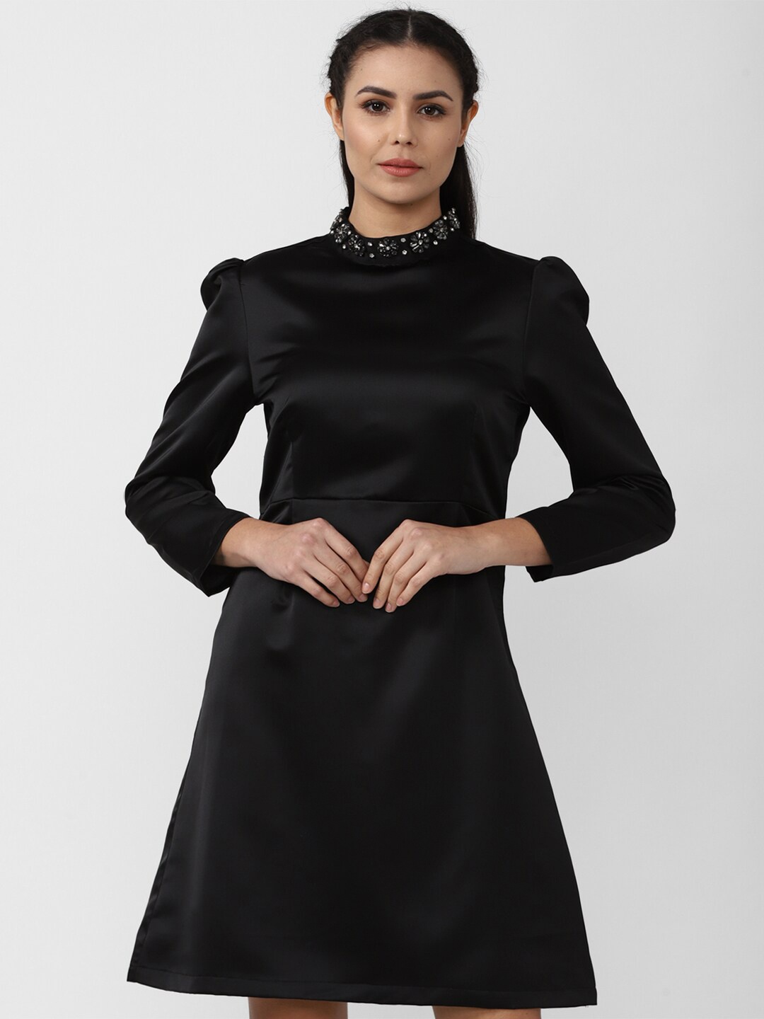 

Van Heusen Woman Black A-Line Dress