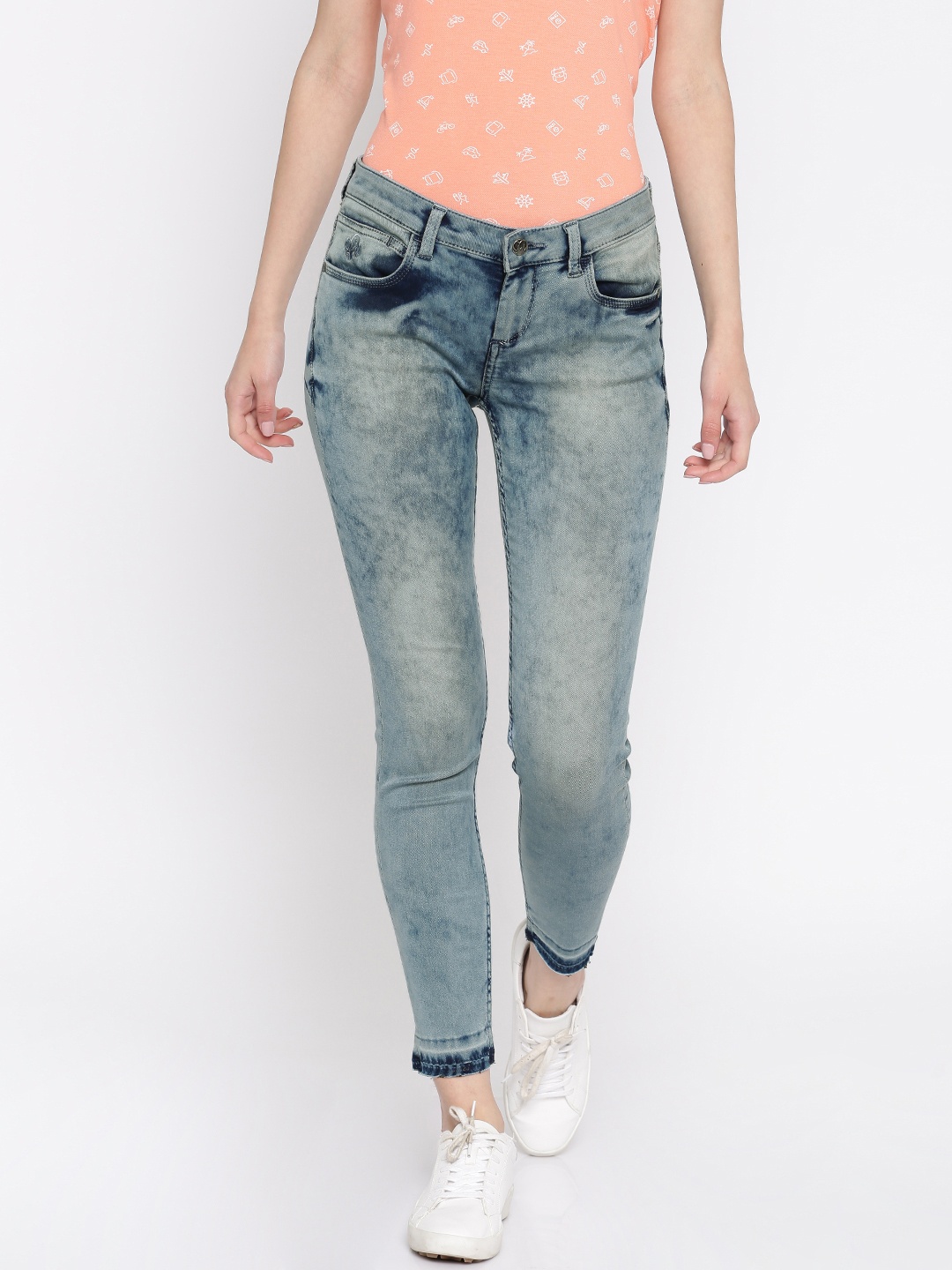 

Flying Machine Women Blue Twiggy Super Skinny Fit Stretchable Jeans