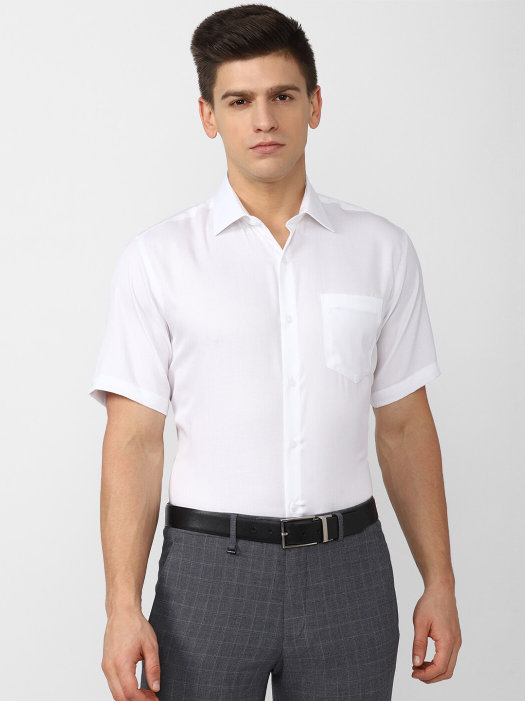 

Van Heusen Men White Formal Shirt