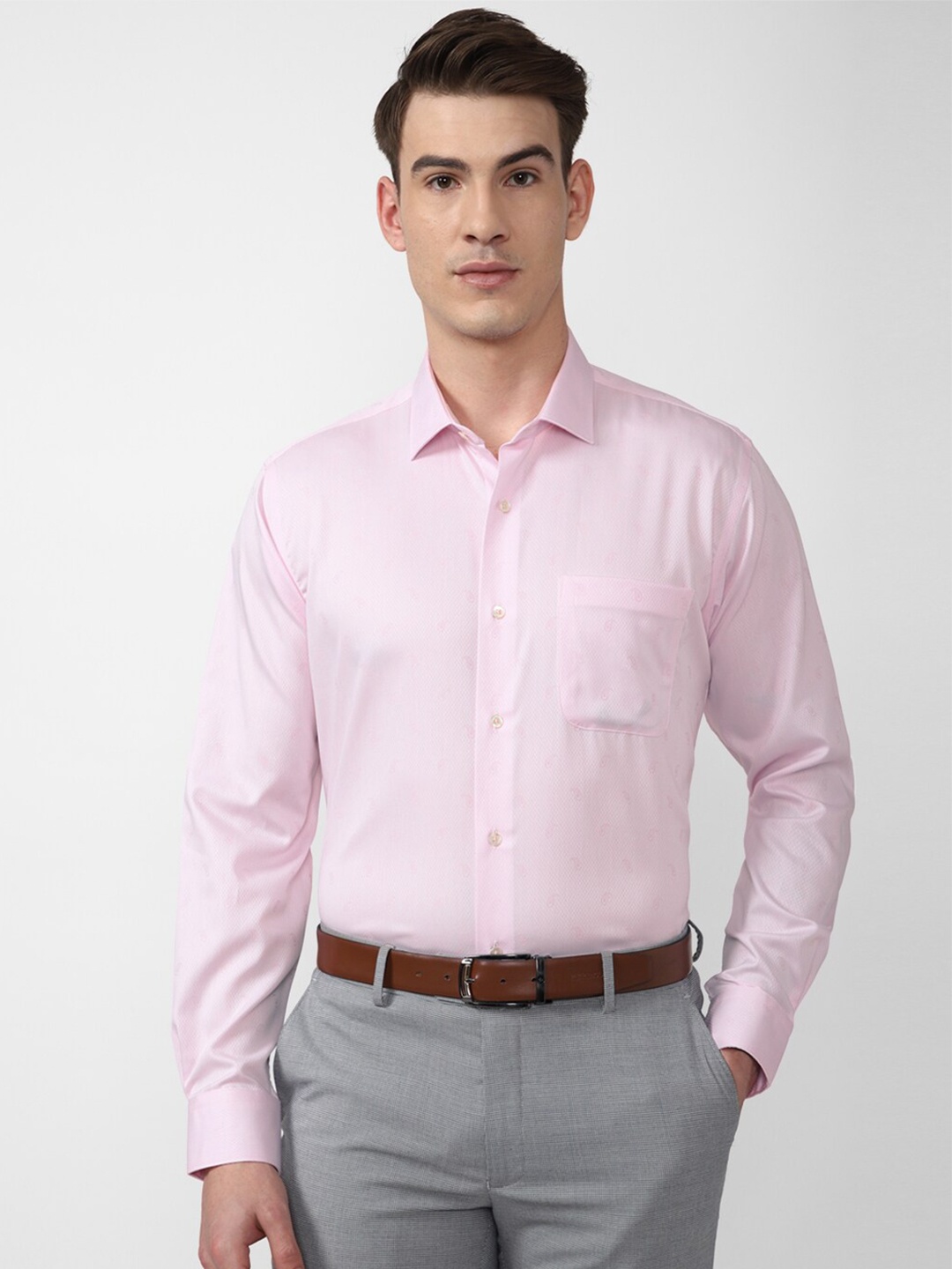 

Van Heusen Men Pink Formal Shirt