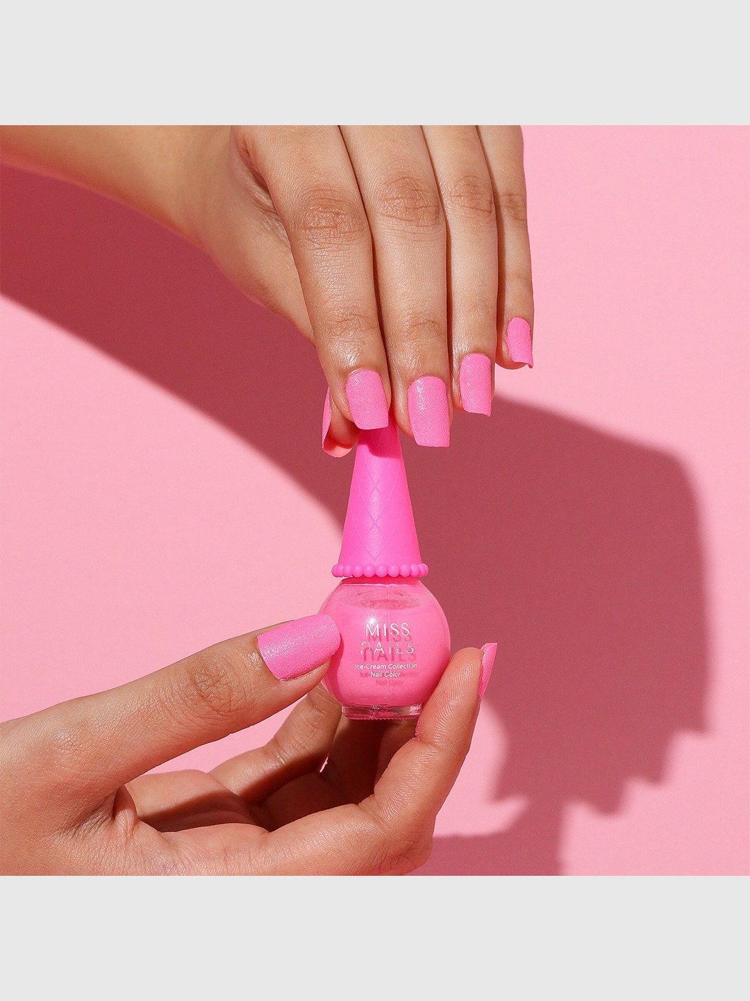 

MISS NAILS Ice Cream Collection Cruelty-Free Toxic Free Nail Polish 10 ml - Shade 12, Pink