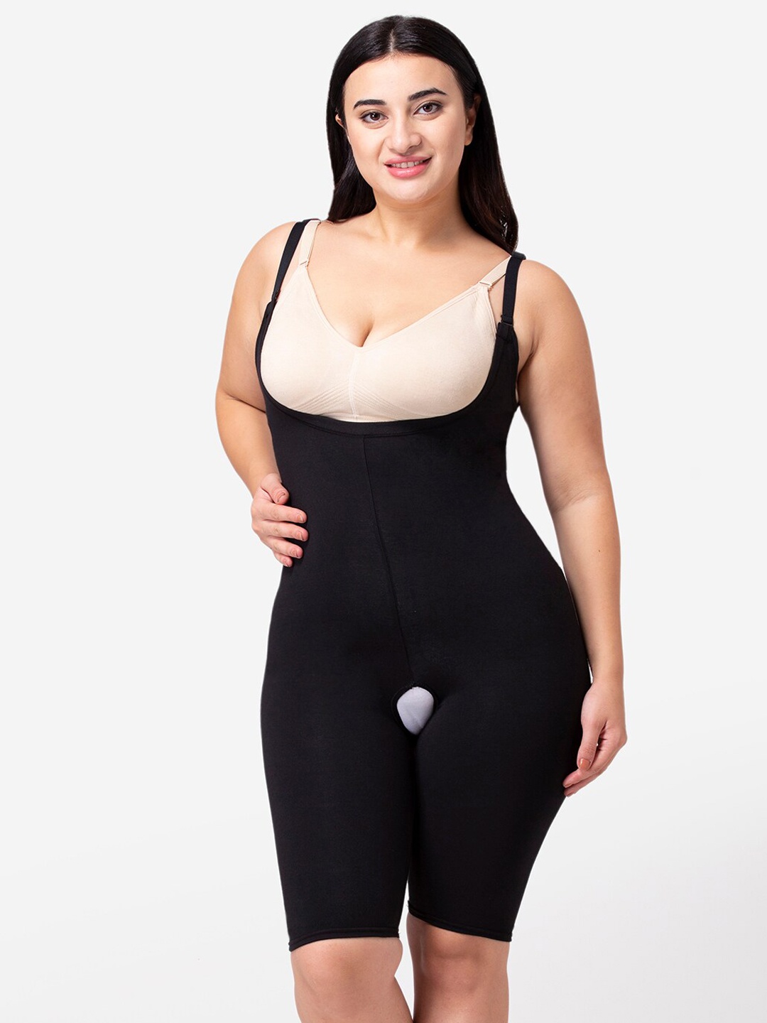

Dermawear Women Black Solid Body Shapewear