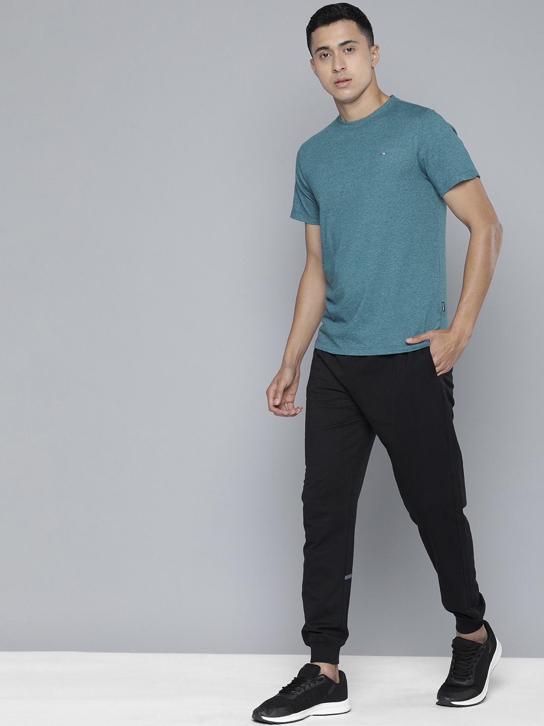 

Harvard Men Round Neck Short Sleeves T-shirt, Teal