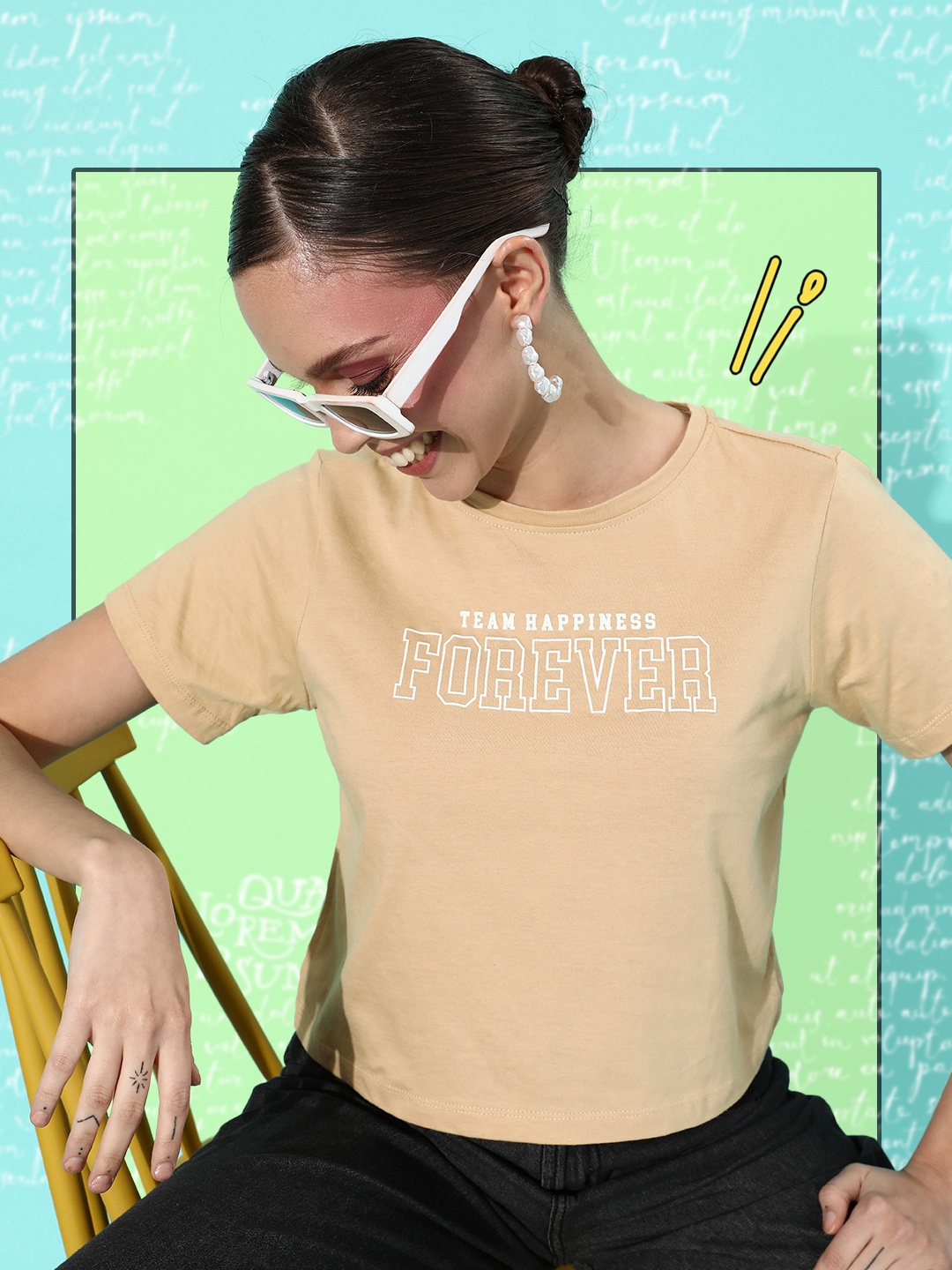 

Harvard Women Beige Typography Seriously Silly Tshirt