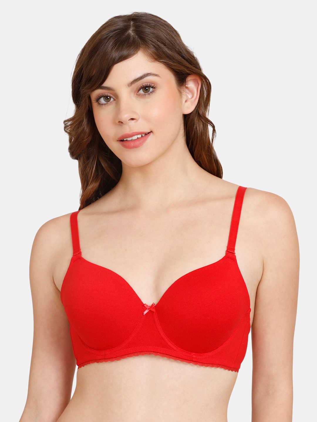 

Rosaline by Zivame Red Bra Underwired Lightly Padded