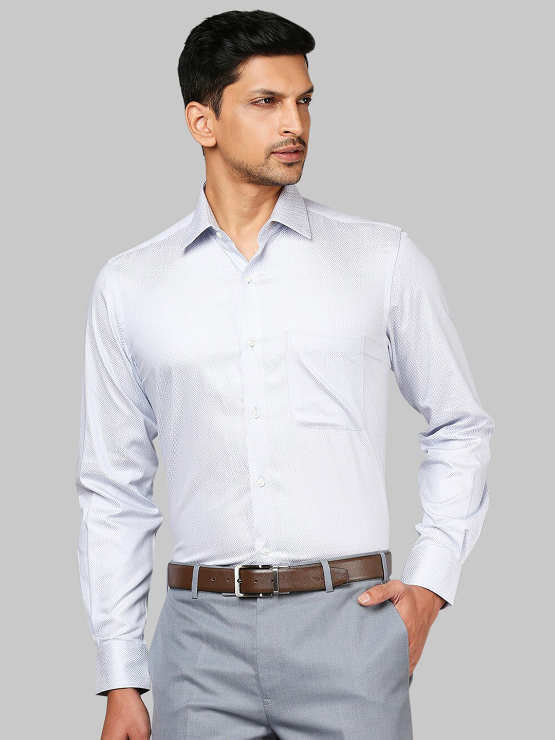 

Raymond Men Grey Formal Shirt