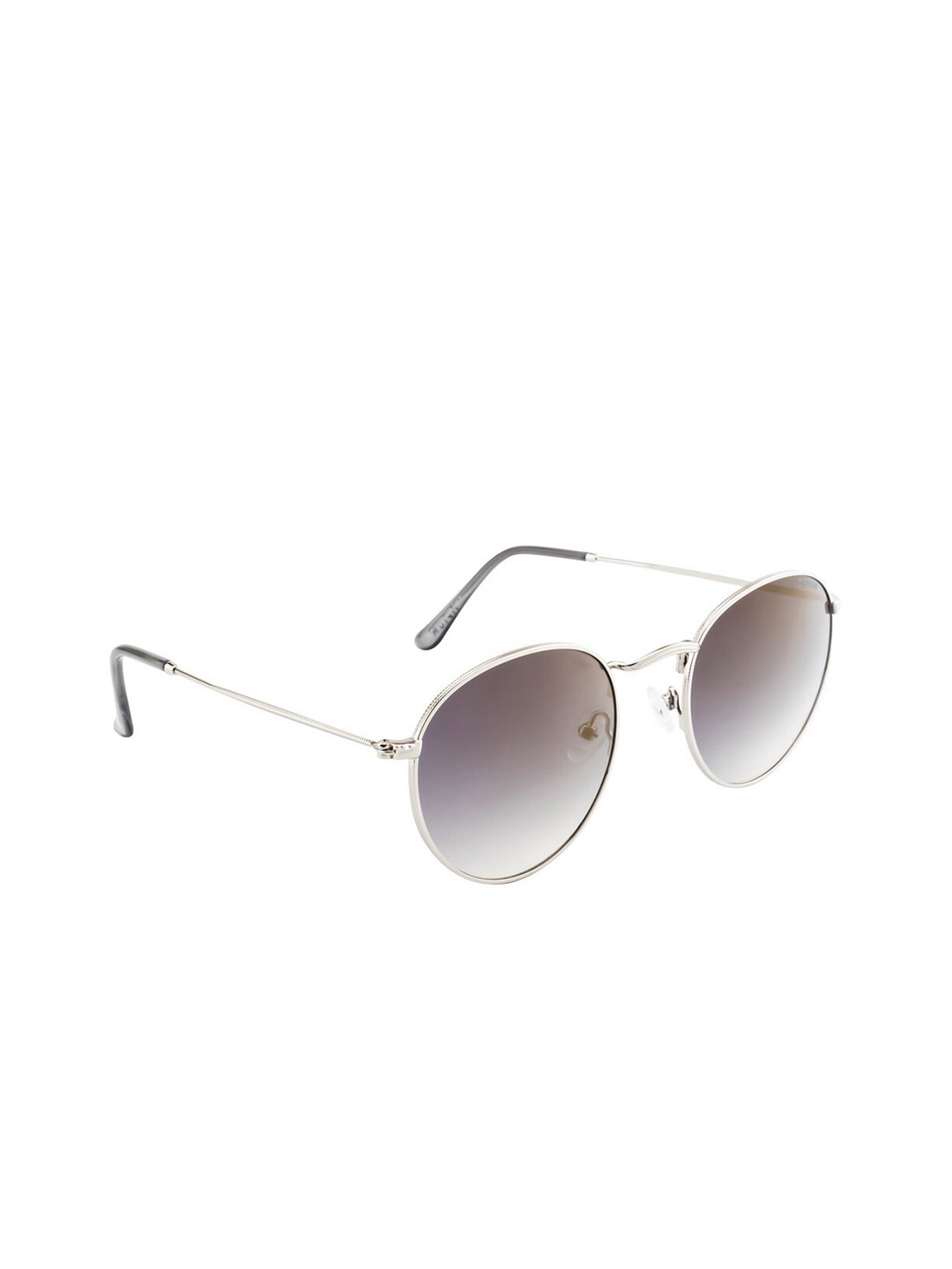 

OPIUM Unisex Grey Lens & Silver-Toned Round Sunglasses with UV Protected Lens