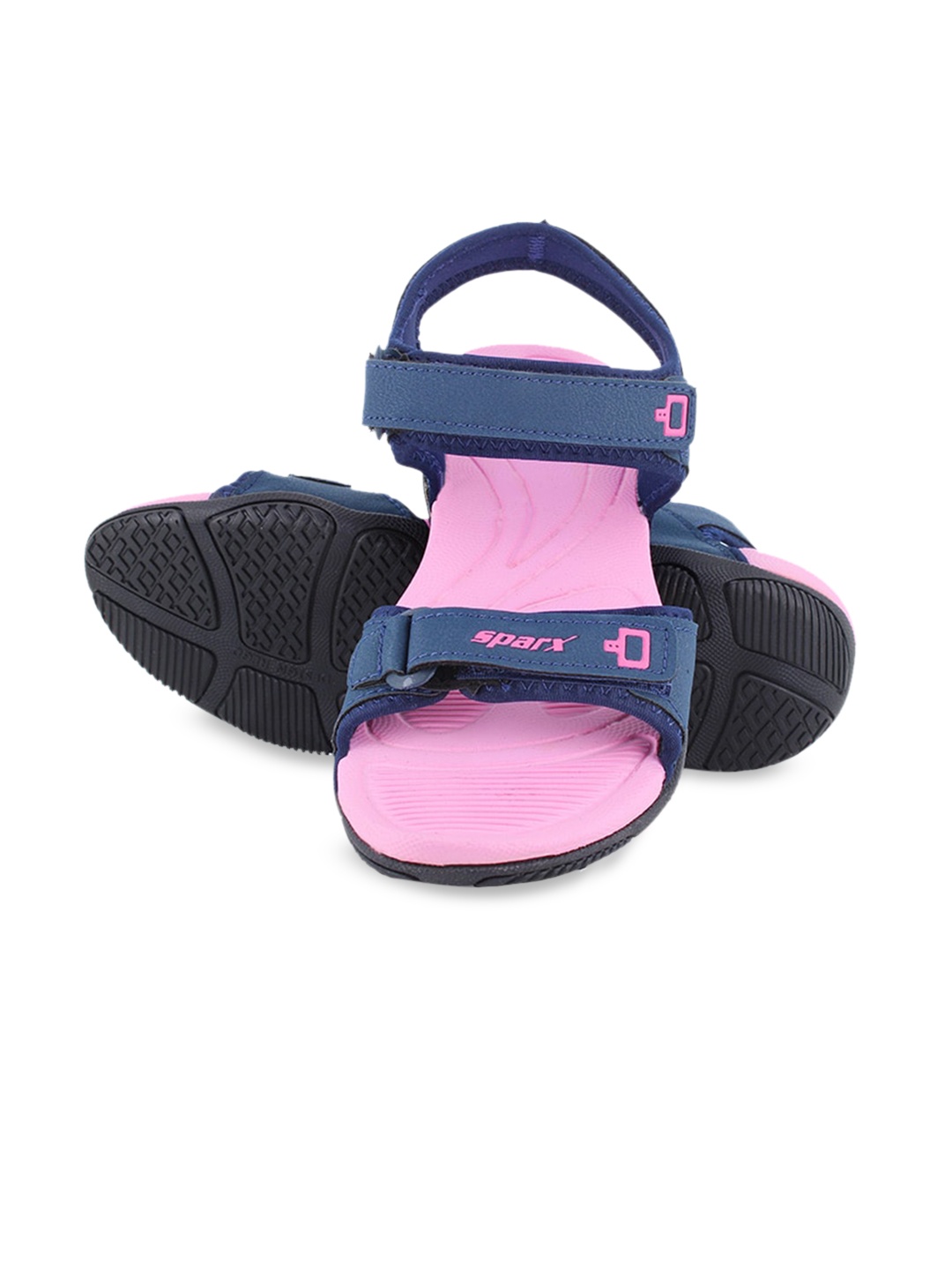 

Sparx Women Navy Blue & Pink Patterned Sports Sandals