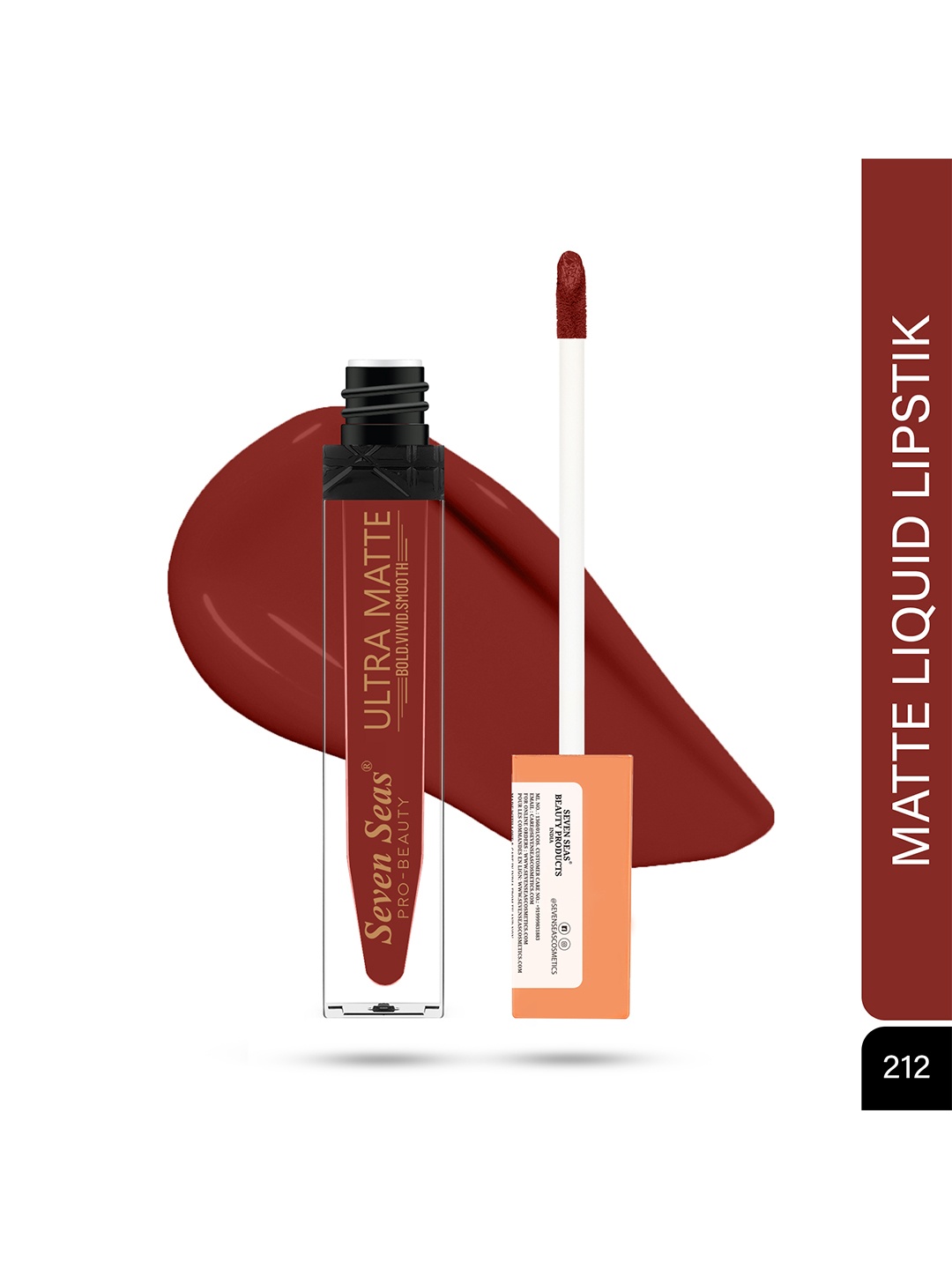 

Seven Seas Ultra Matte Bold Vivid Smooth Liquid Lipstick 9 g - Matte Red