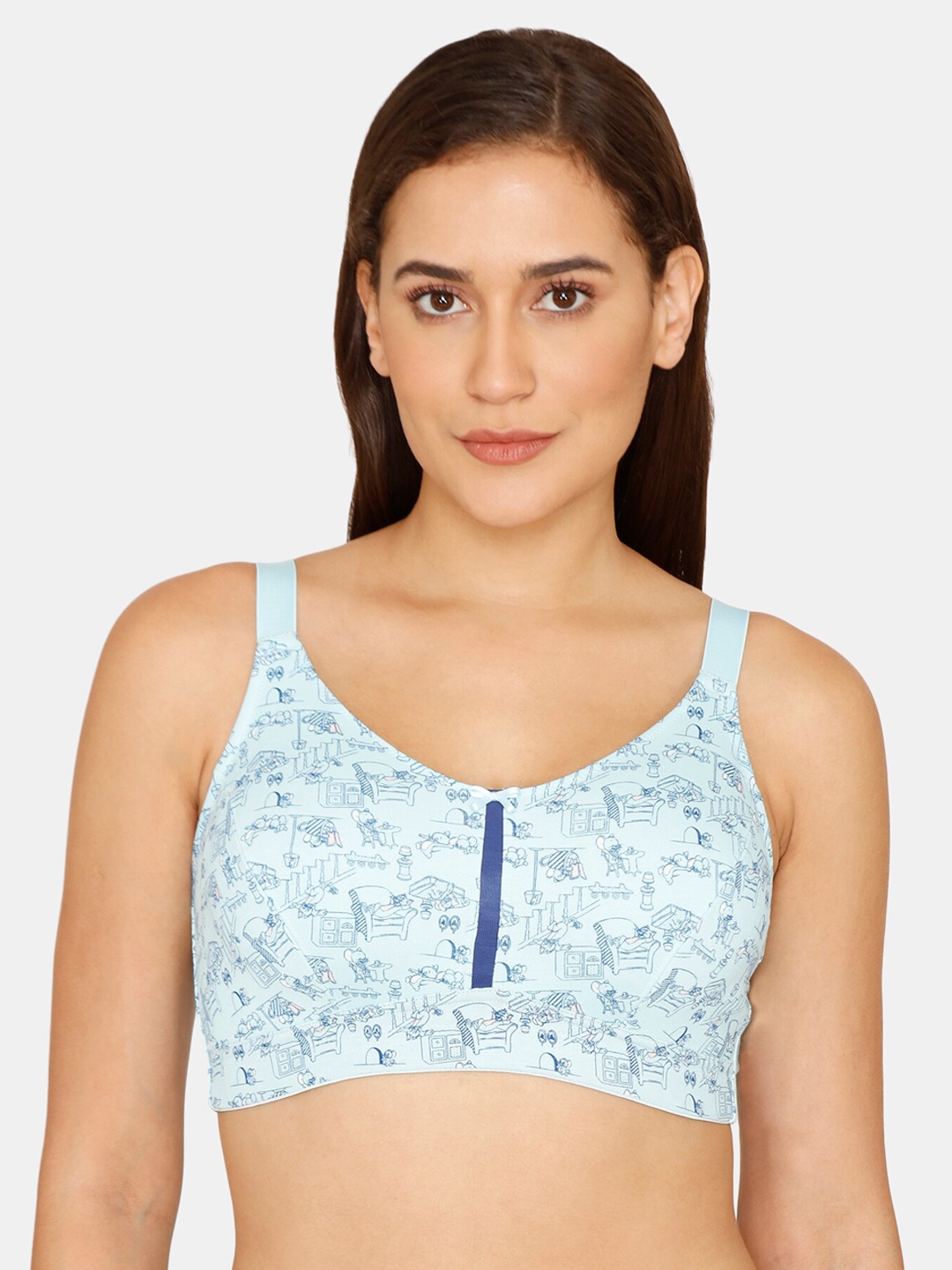 

Zivame Blue Tom & Gerry Printed Everyday Bra