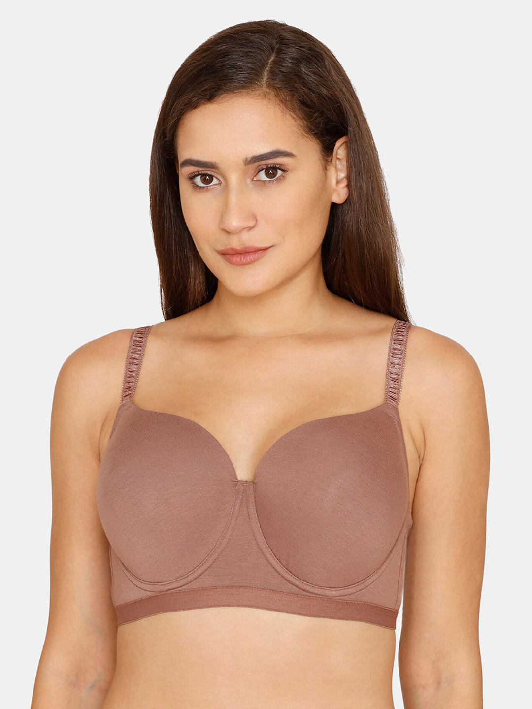 

Zivame Beige Bra Underwired Lightly Padded