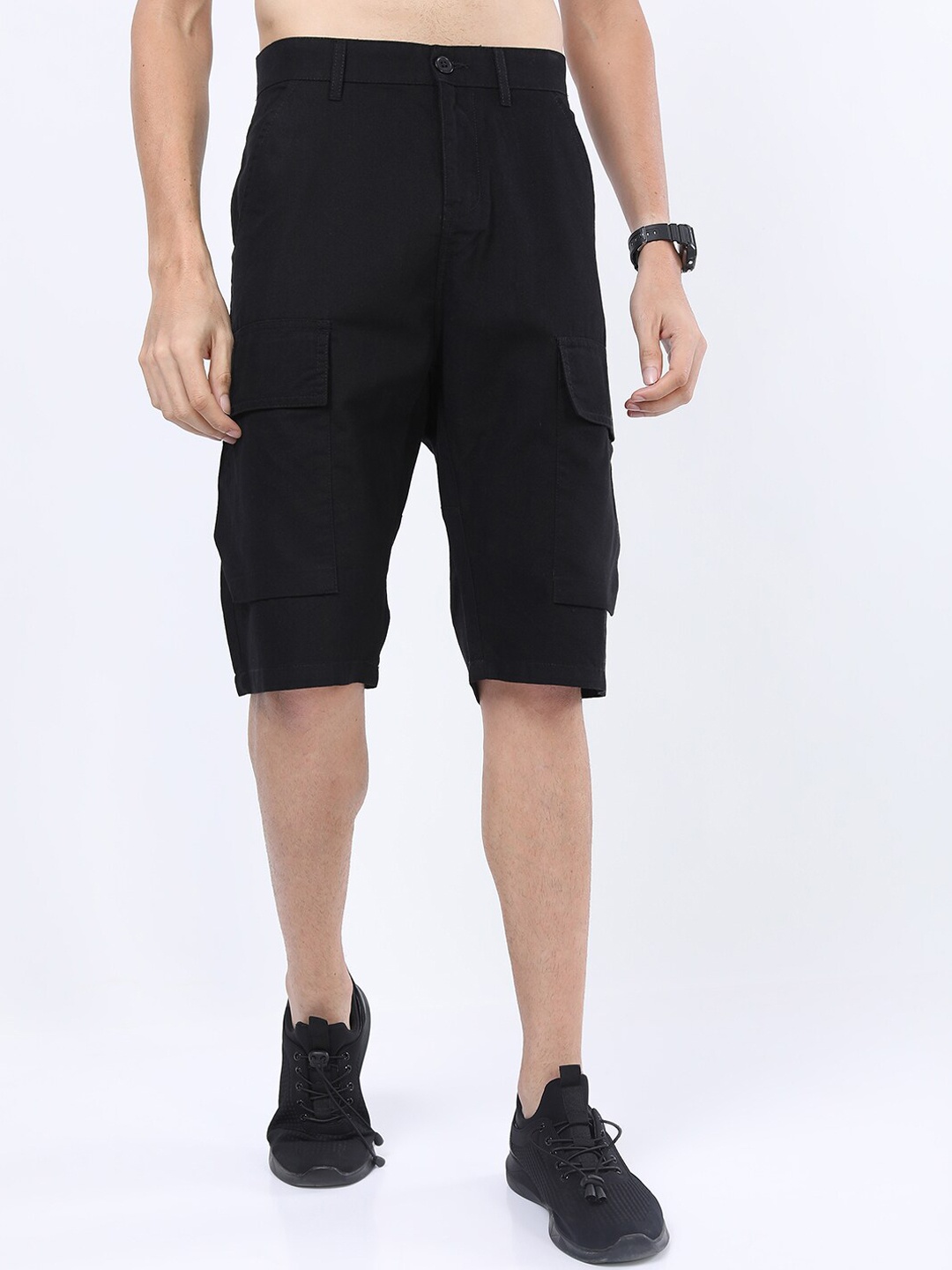 

KETCH Men Black Cargo Shorts