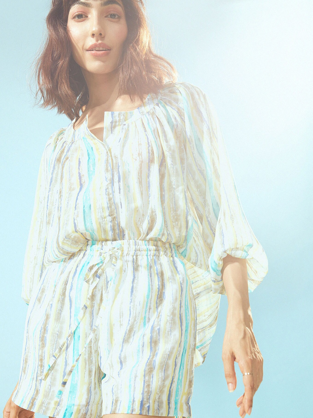 

The Label Life Multi Colour Striped Top