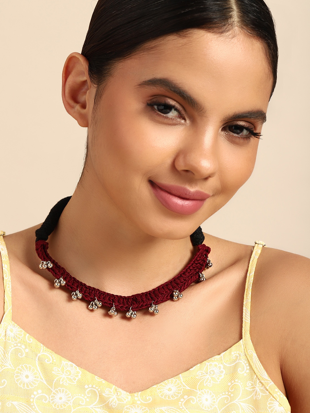 

Taavi Adjustable Necklace, Black