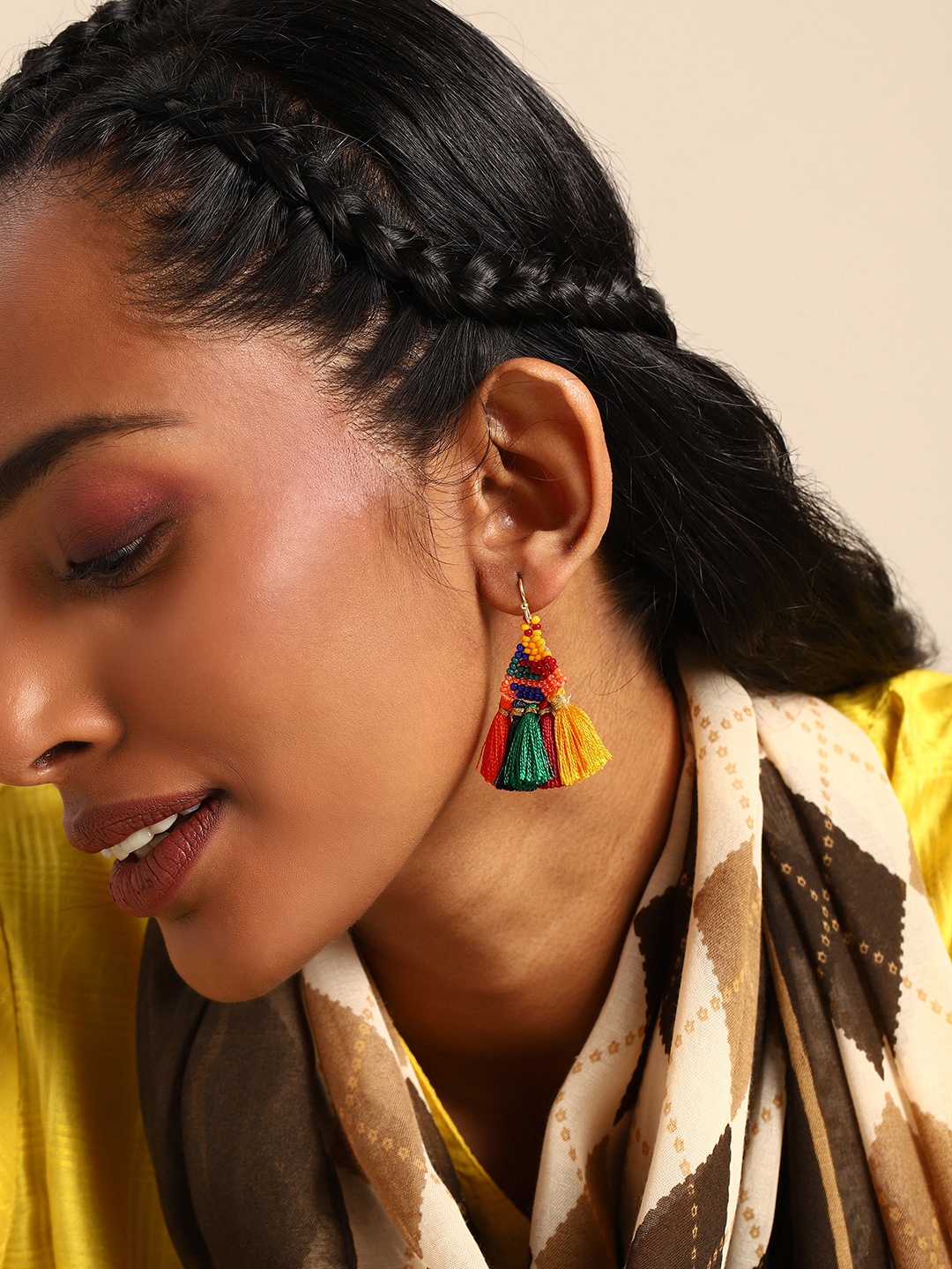 

Taavi Women Classic Beaded Drop Earrings, Multi