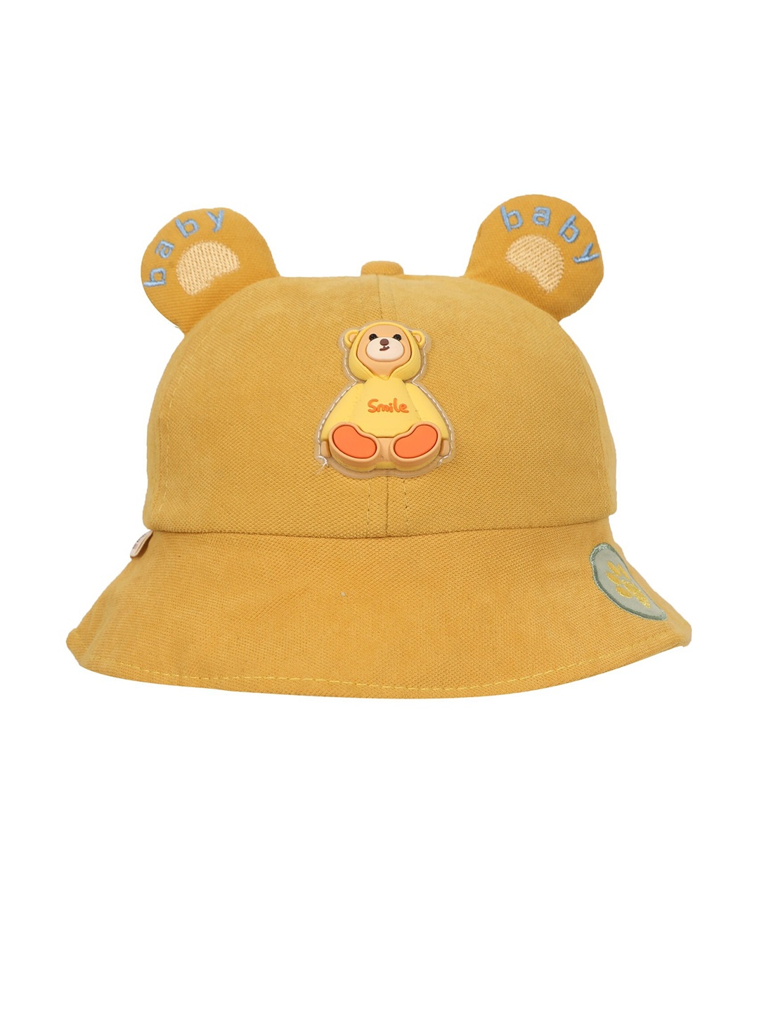 

FabSeasons Kids Yellow Cotton Bucket Hat
