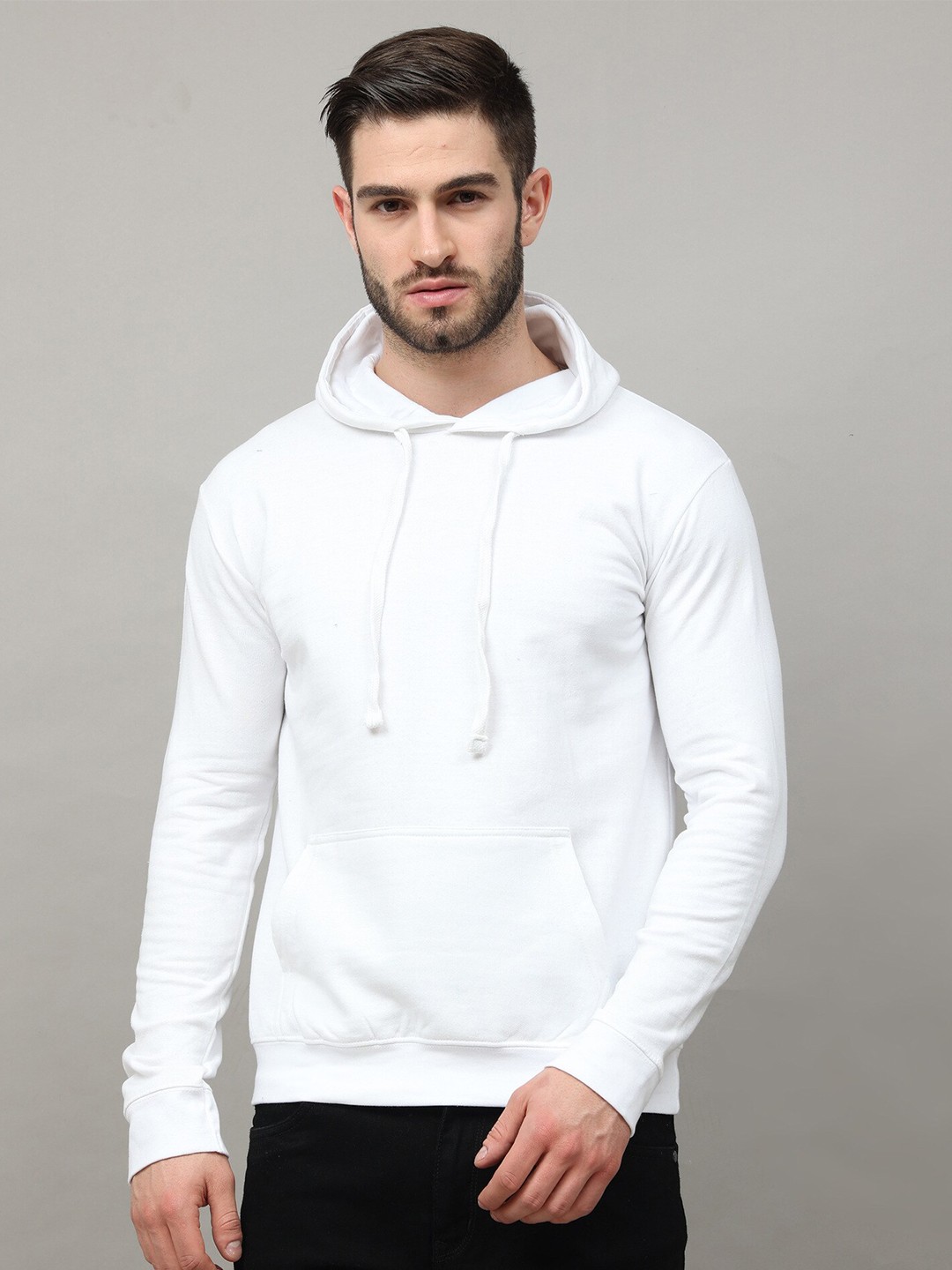 

Jolie robe Men White Sweatshirt
