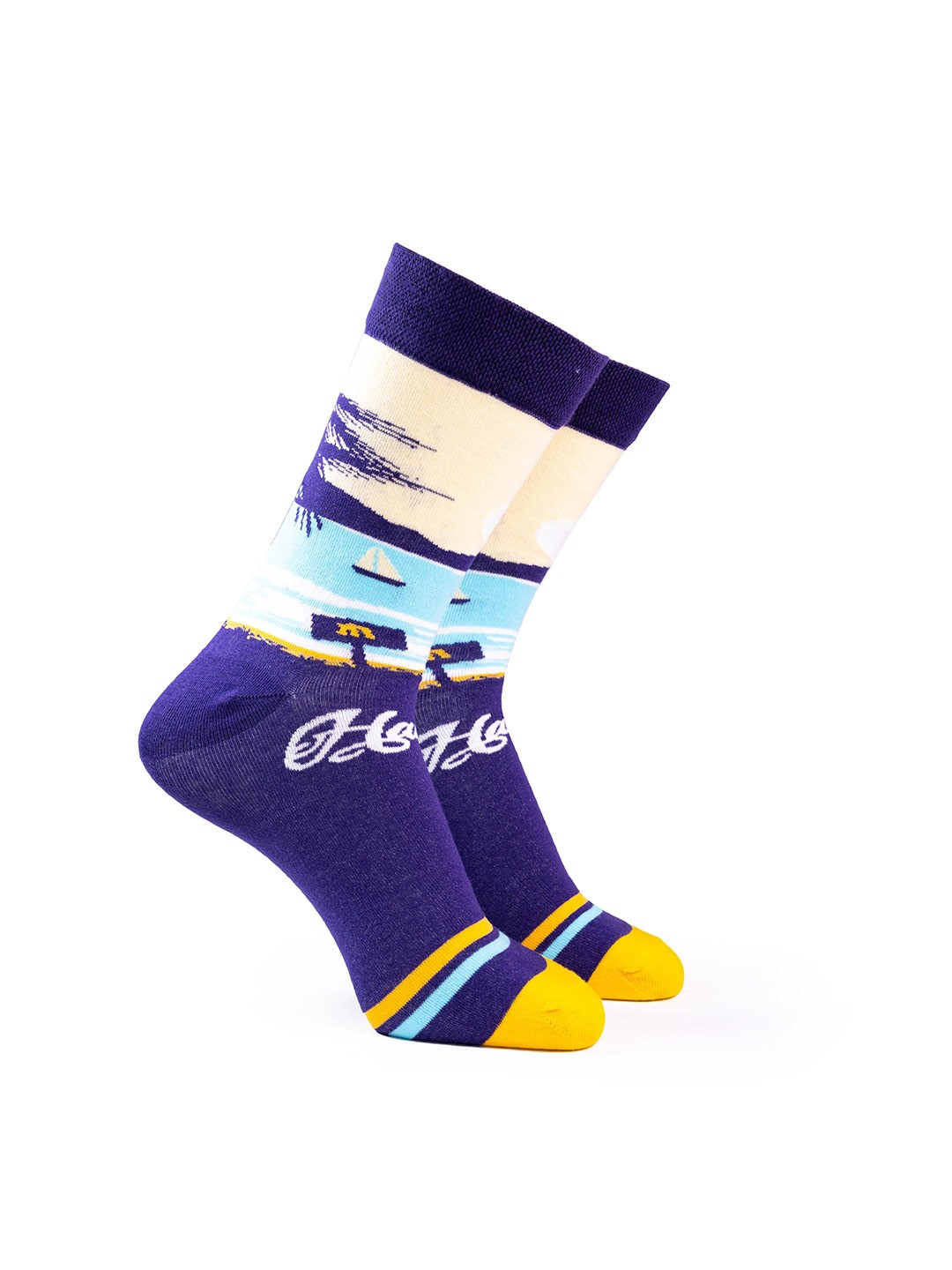 

Man Arden Men Blue The Beach Bae Edition Designer Socks