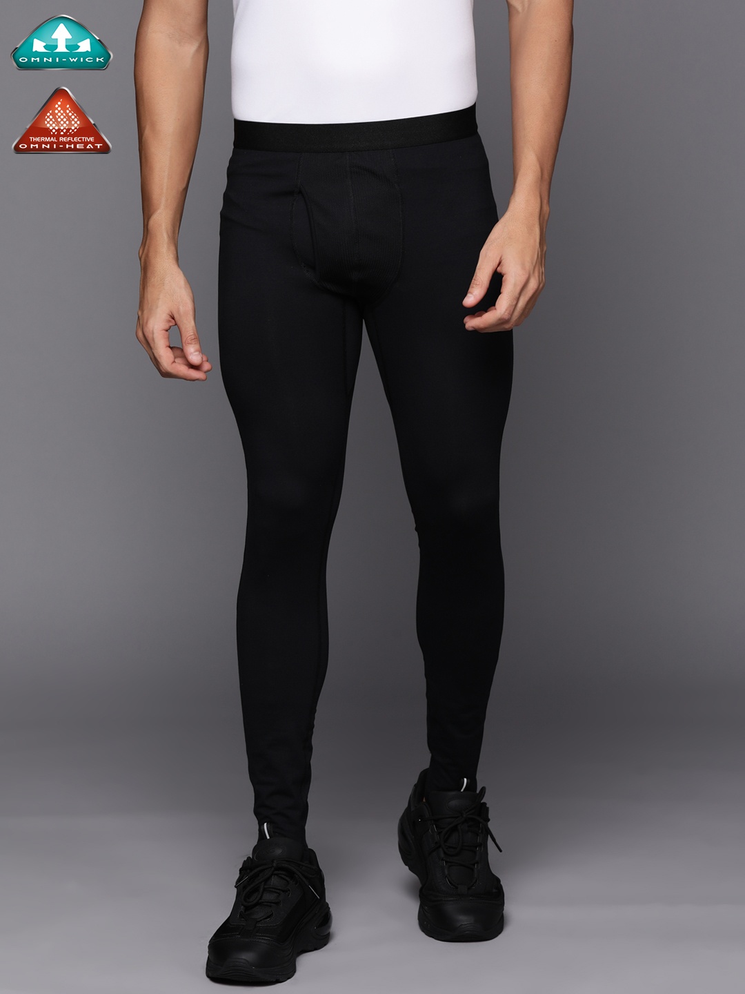 

Columbia Men Black Solid Heavyweight II Tights