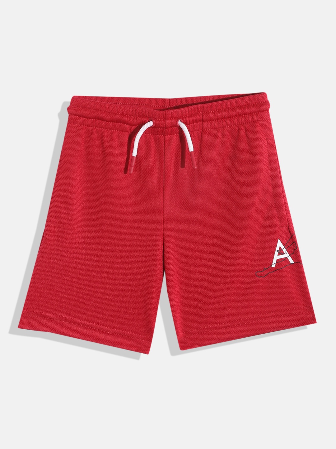 

Jordan Boys Red Solid Outdoor Sports Shorts