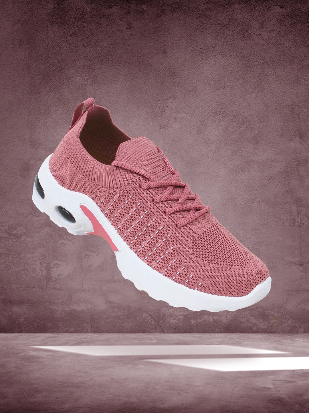 

Champs Women Pink Mesh Running Non-Marking Shoes