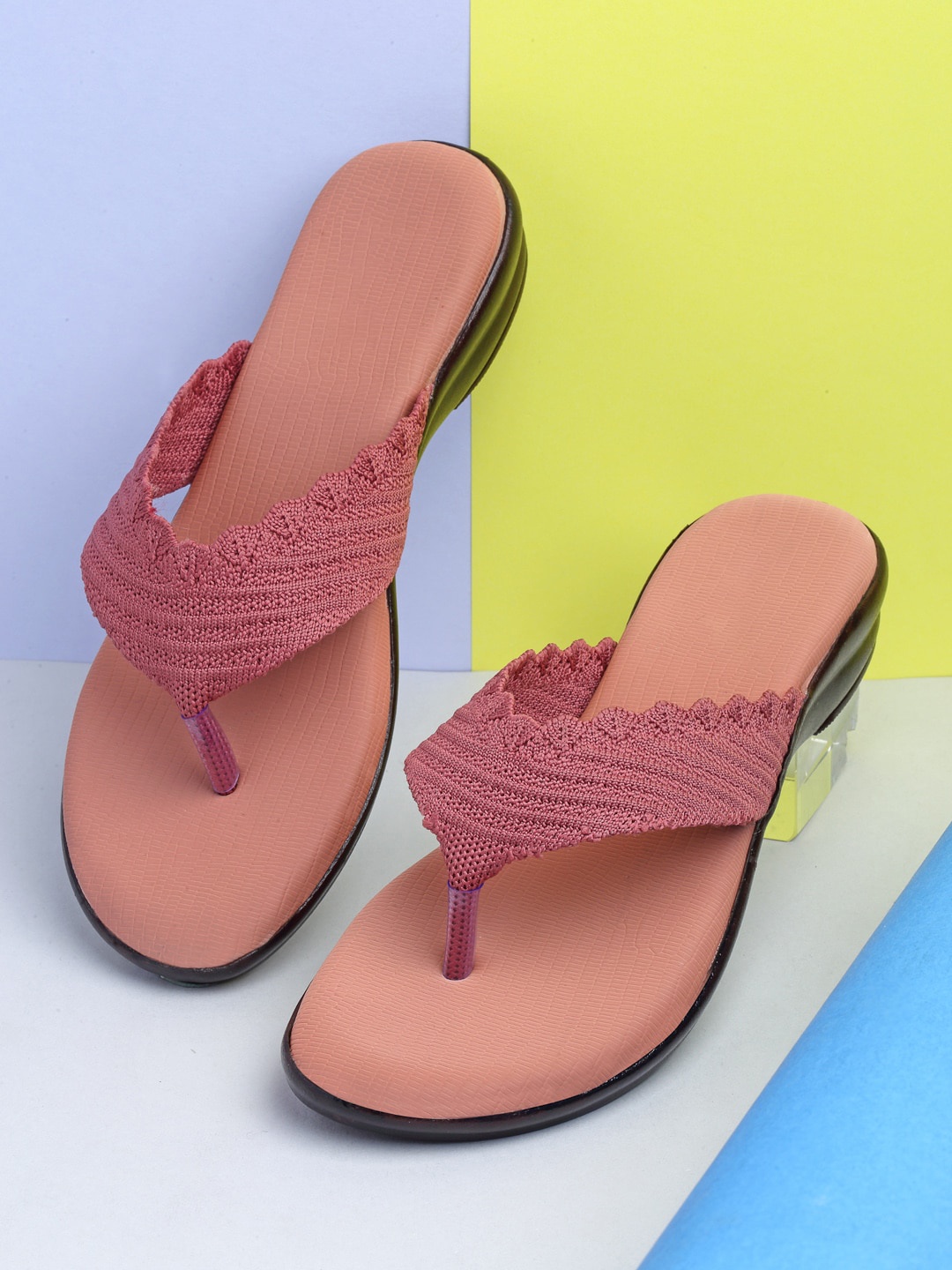 

AROOM Women Peach-Coloured Flats