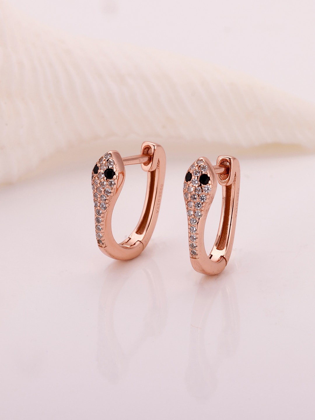 

GIVA Rose Gold Contemporary Studs Earrings