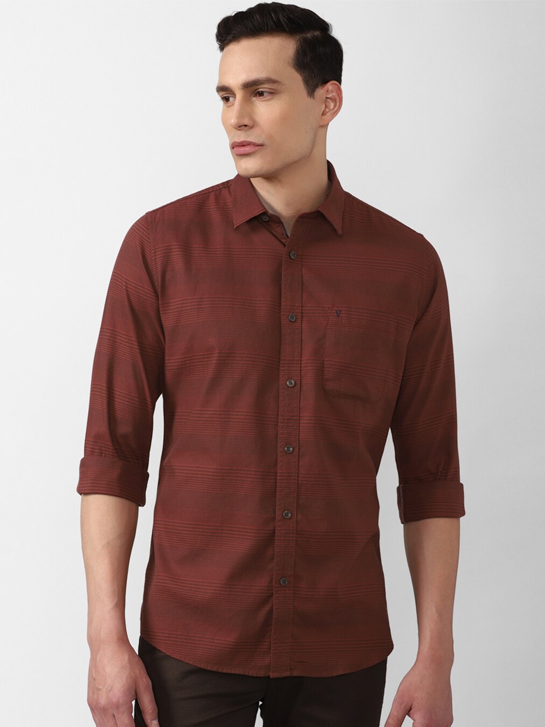 

Van Heusen Sport Men Maroon Slim Fit Casual Shirt
