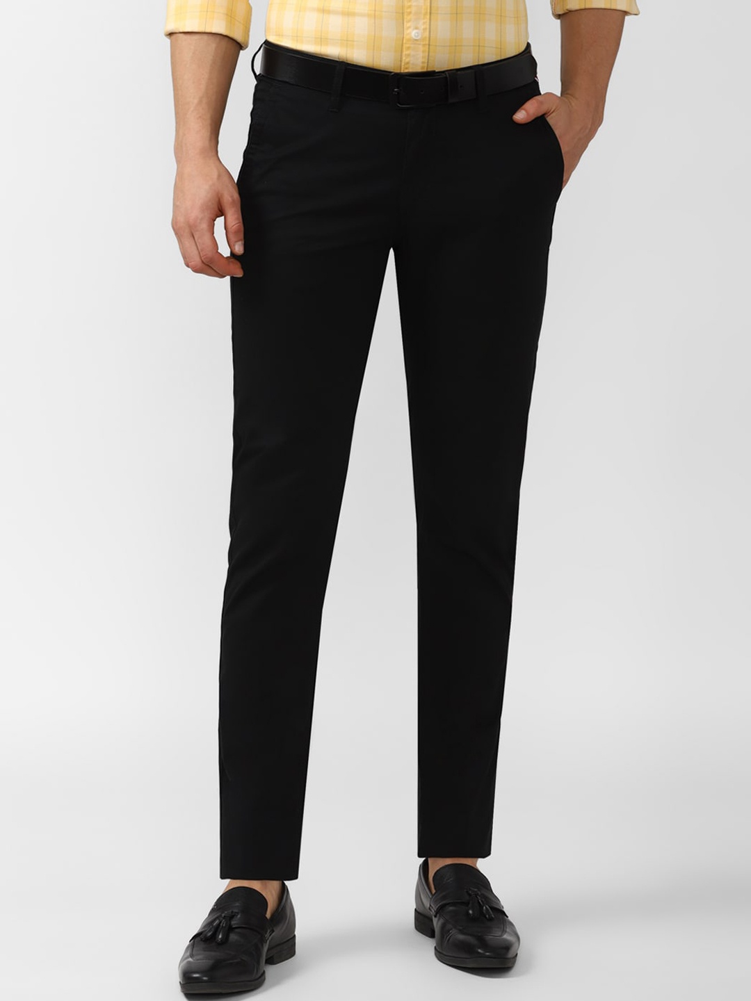 

Van Heusen Sport Men Black Slim Fit Trousers