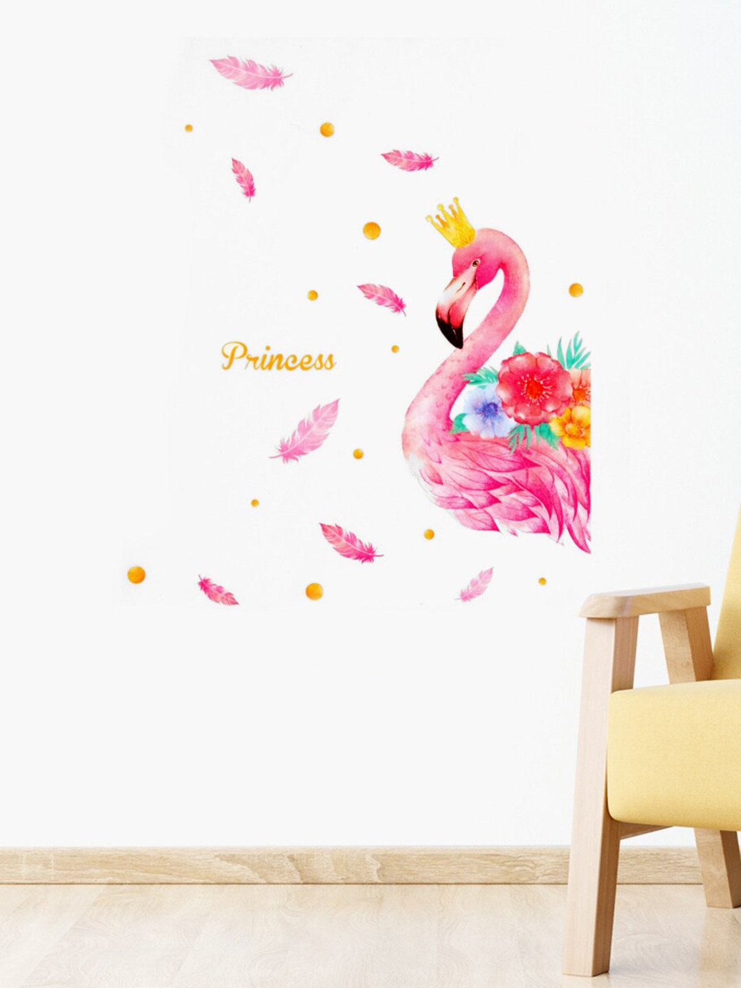 

Home Centre Pink Flamingo Printed Wall Decal