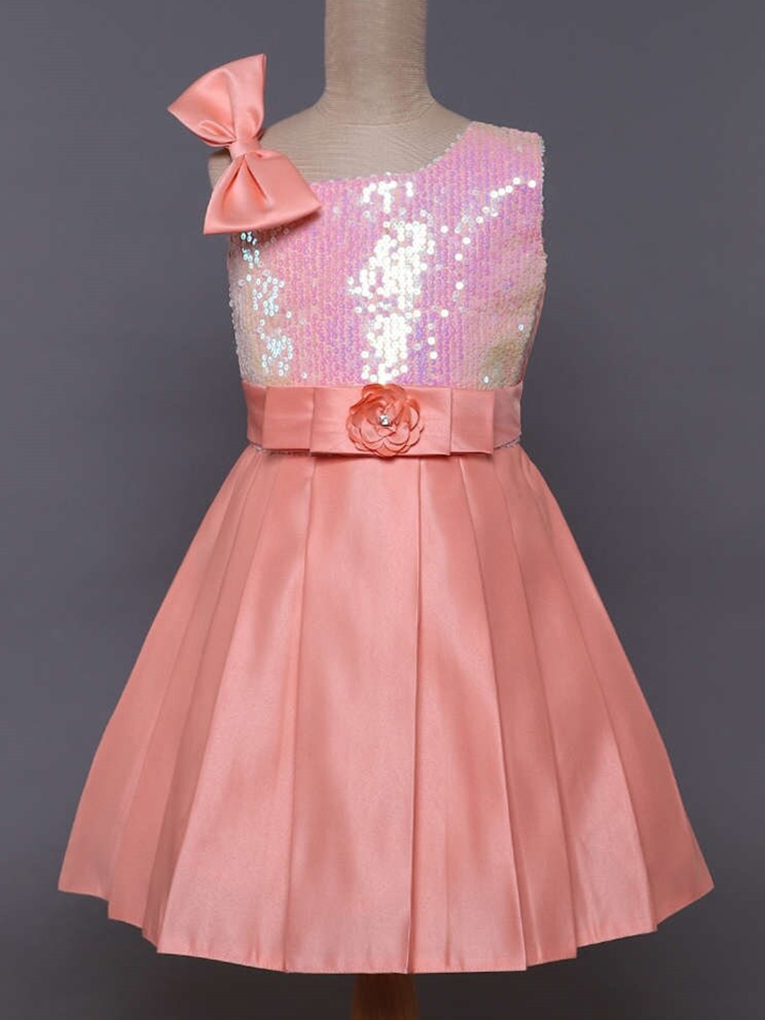 

The Magic Wand Peach-Coloured Dress