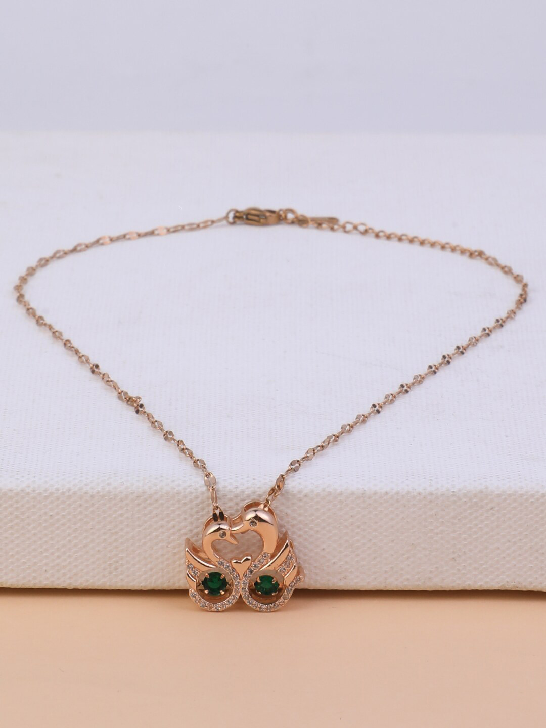 

Vita Bella Women Rose Gold Rose Gold-Plated Necklace