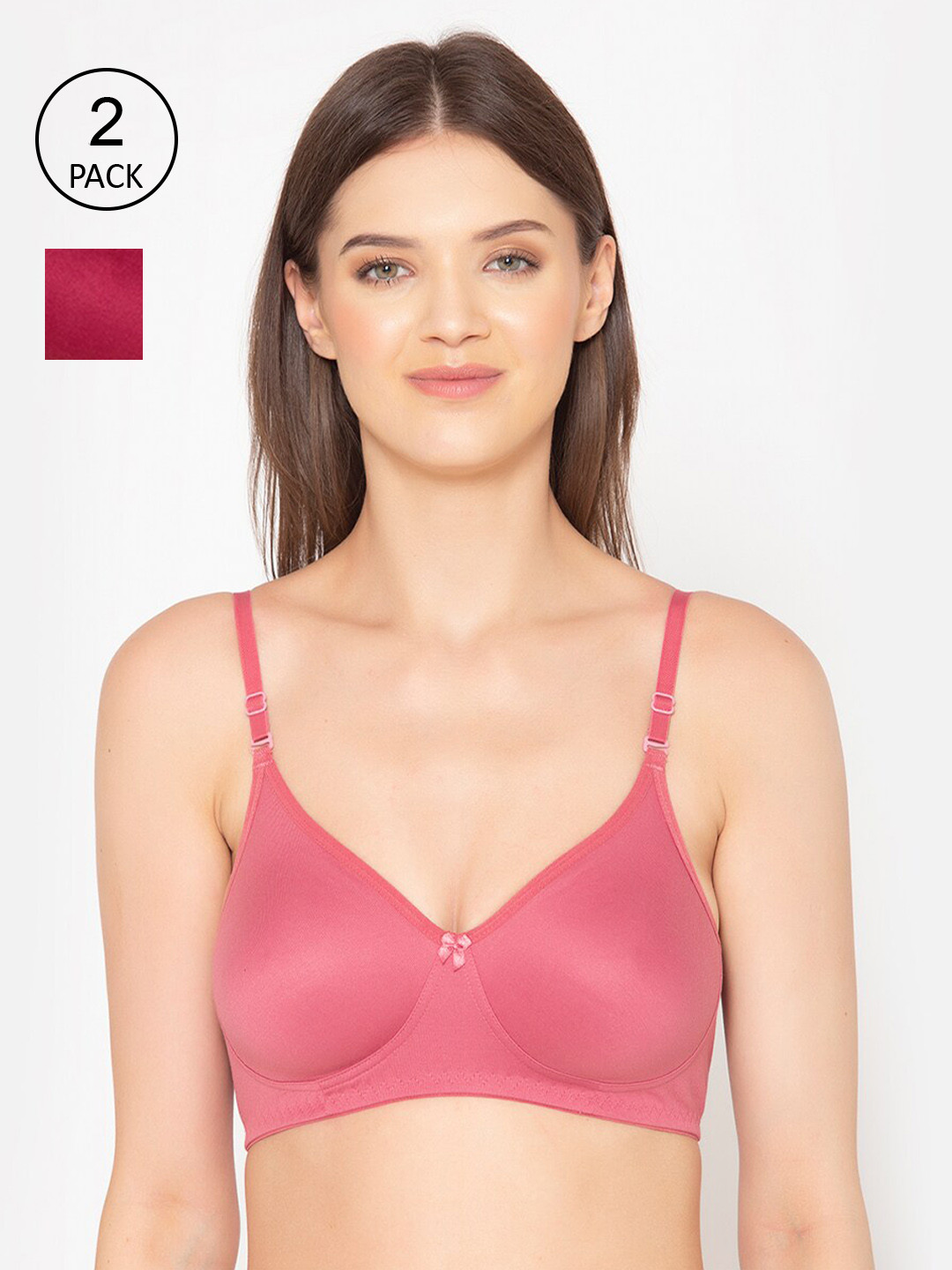 

GROVERSONS Paris Beauty Women Set of 2 Bra, Pink