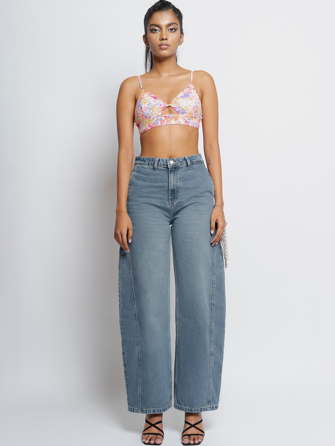 

FREAKINS Women Blue Relaxed Fit High-Rise Jeans
