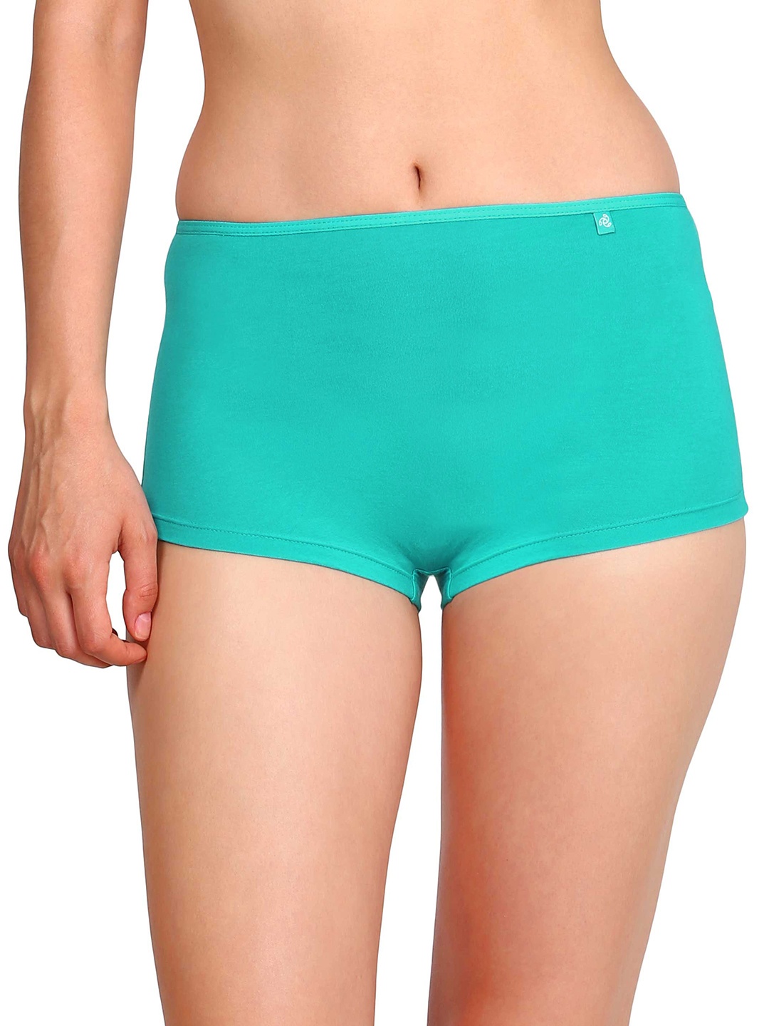 

Jockey Women Turquoise Blue Boy Shorts SS04-0105