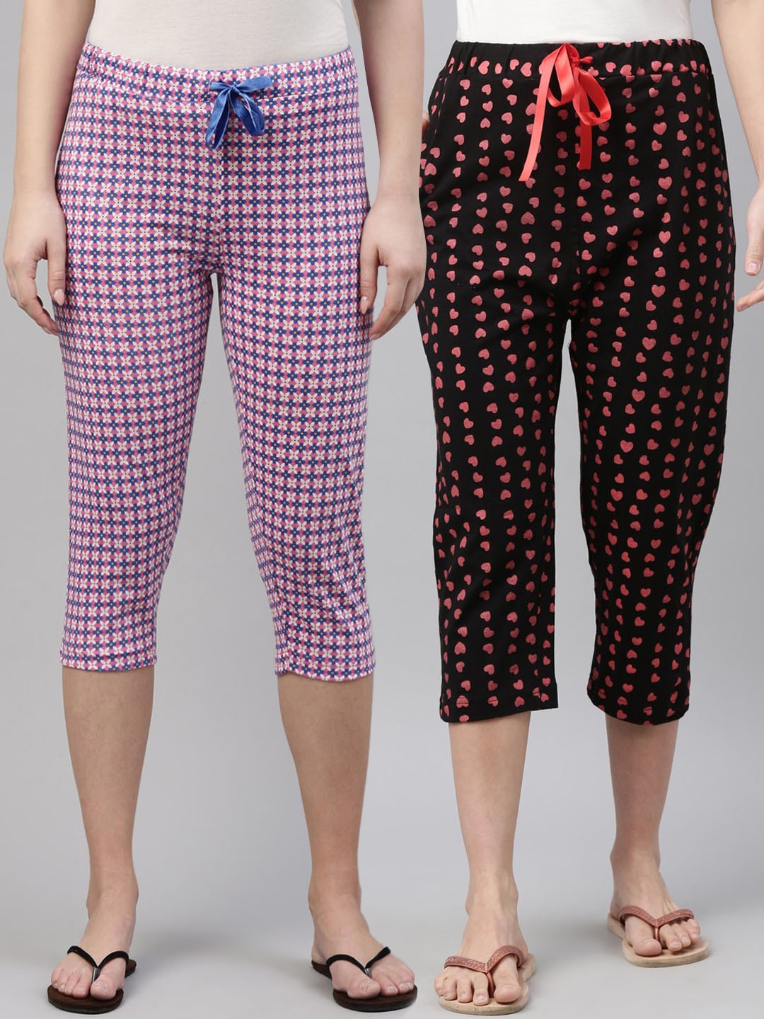 

Enviously Young Women Set of 2 Pink Capris