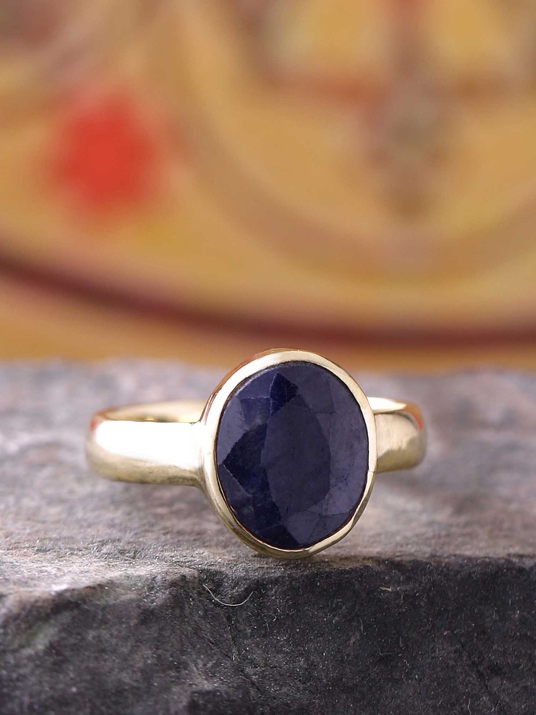 

Voylla Gold-Toned Ashtadhatu Rashi Ratna Ring