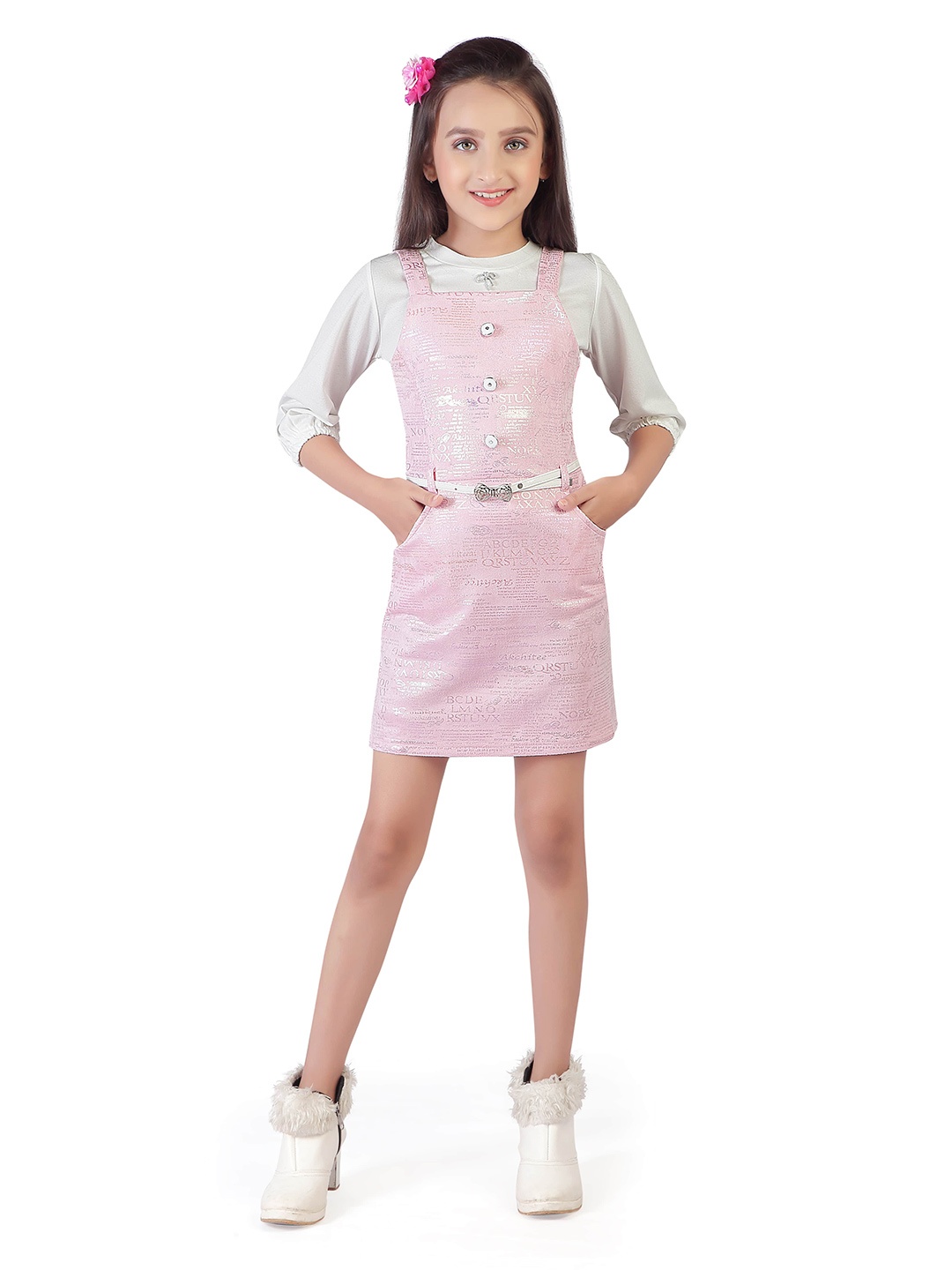 

Tiny Girl Pink A-Line Dress