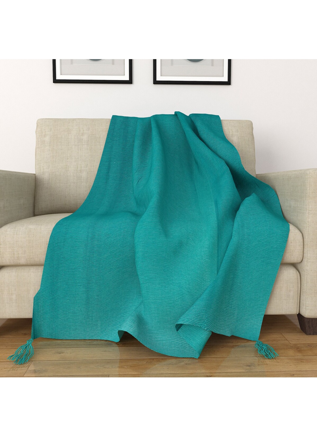 

Home Centre Adults Teal 150 TC Textured Single Throw